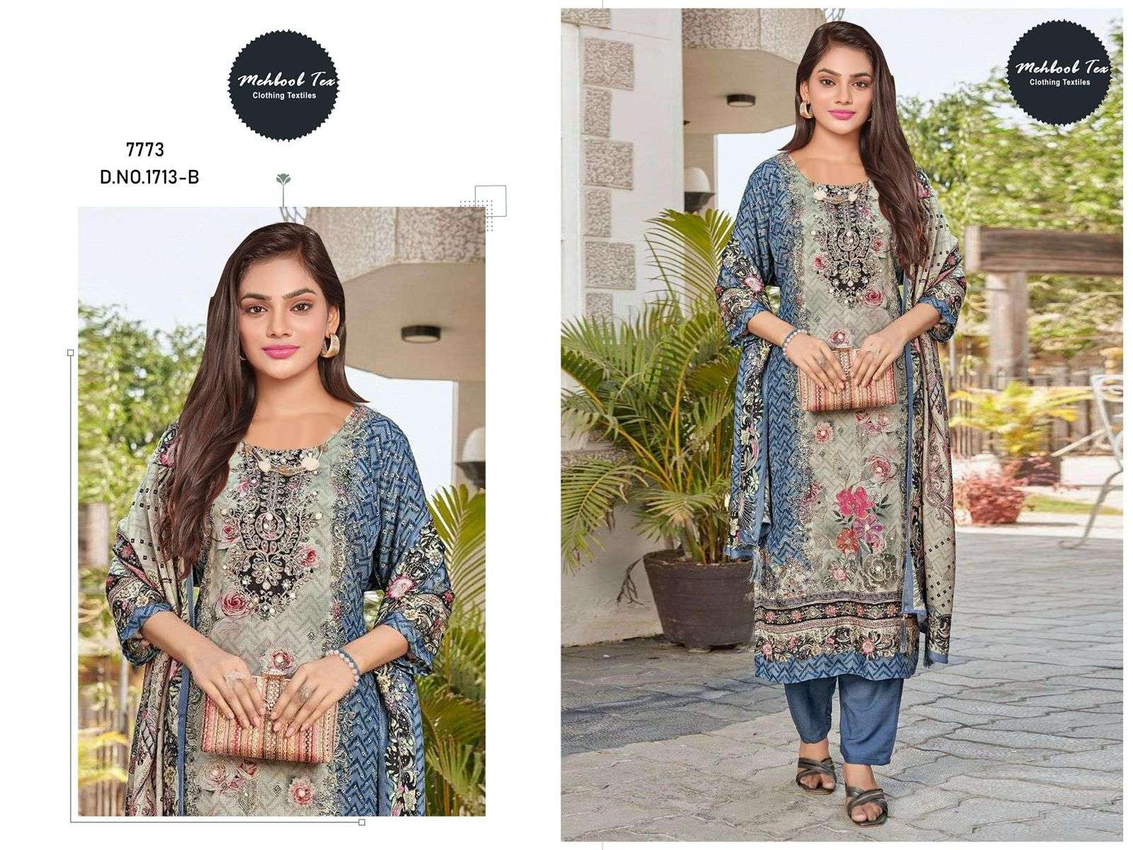 Design No 1713 colours by MEHBBOB TEX-02