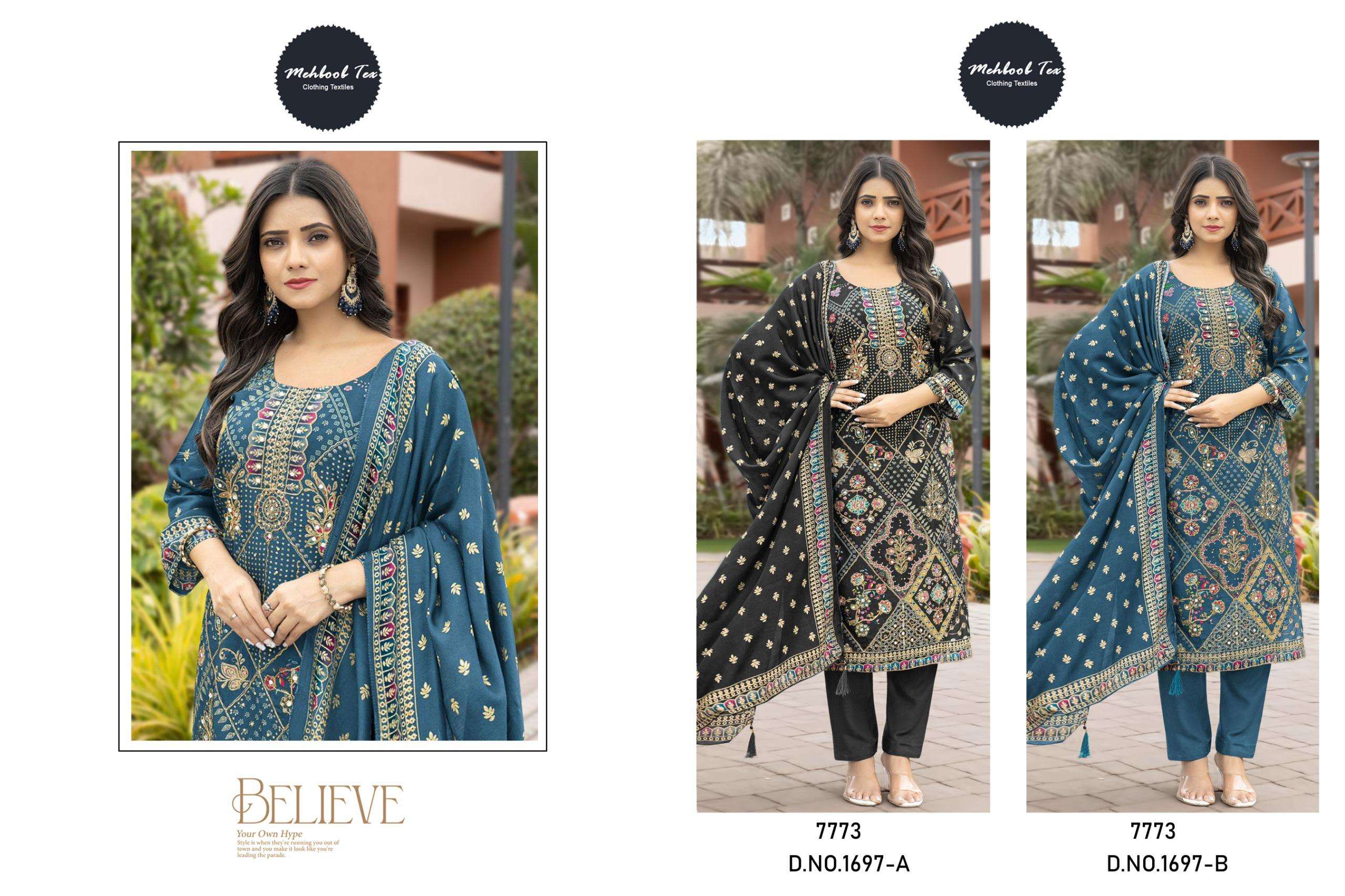 Design No - 697 BY MEHBBOB TEX-01-04