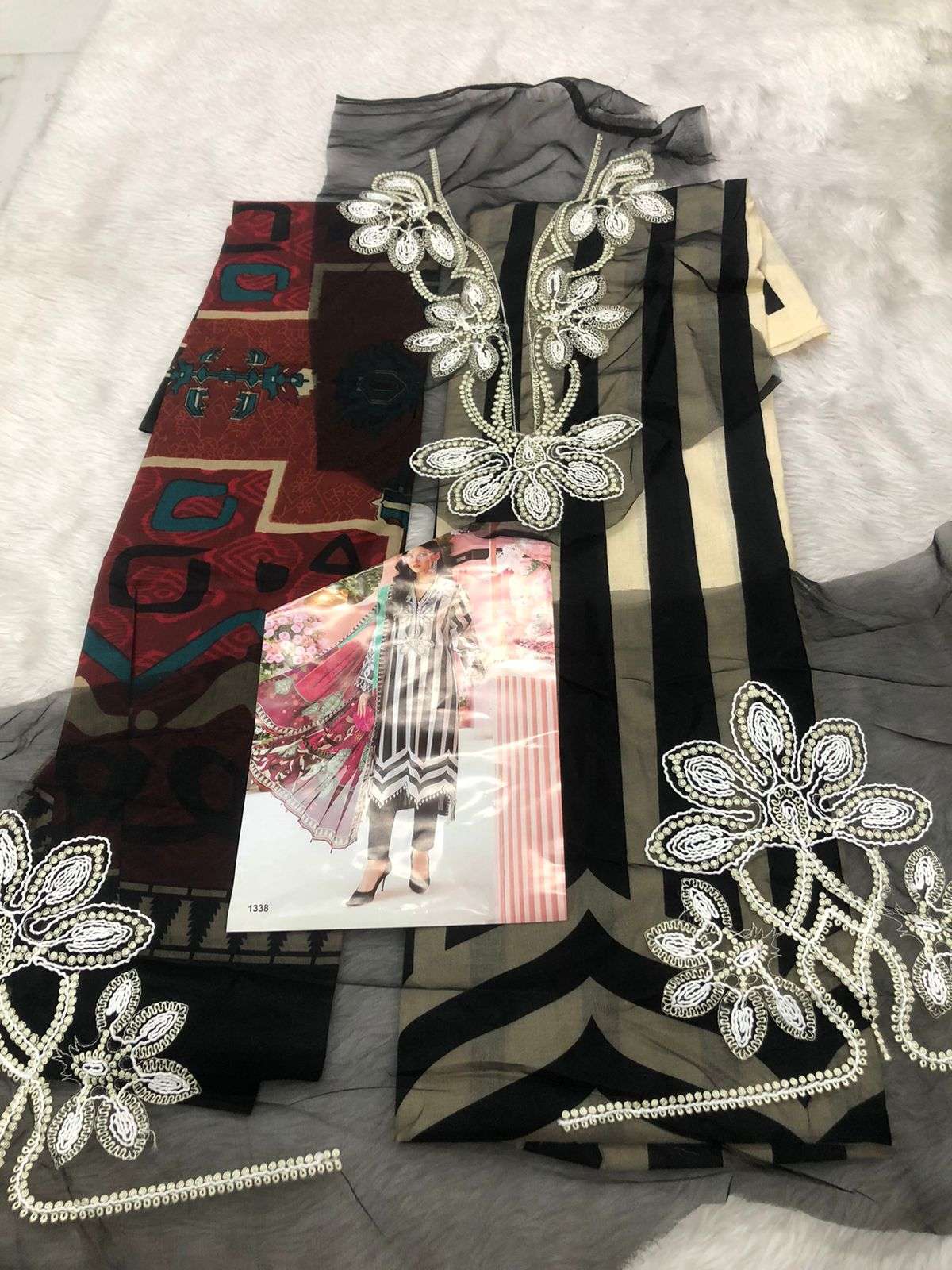 Falah Premium Cotton Collection code -30523 Falah Designer Suits-08