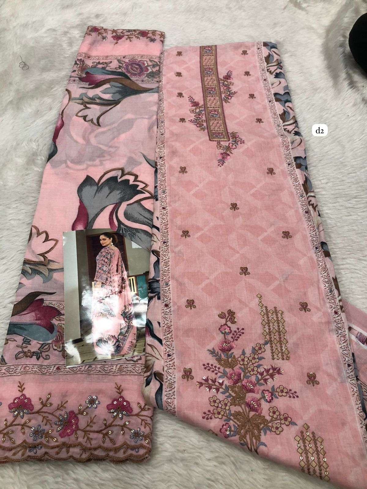 Falah Premium Cotton Collection code -30524 Falah Designer Suits-03