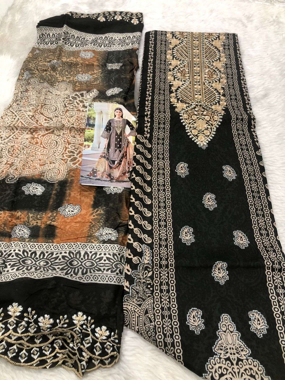 Falah Premium Cotton Collection code -:30525 Falah Designer Suits-01-08