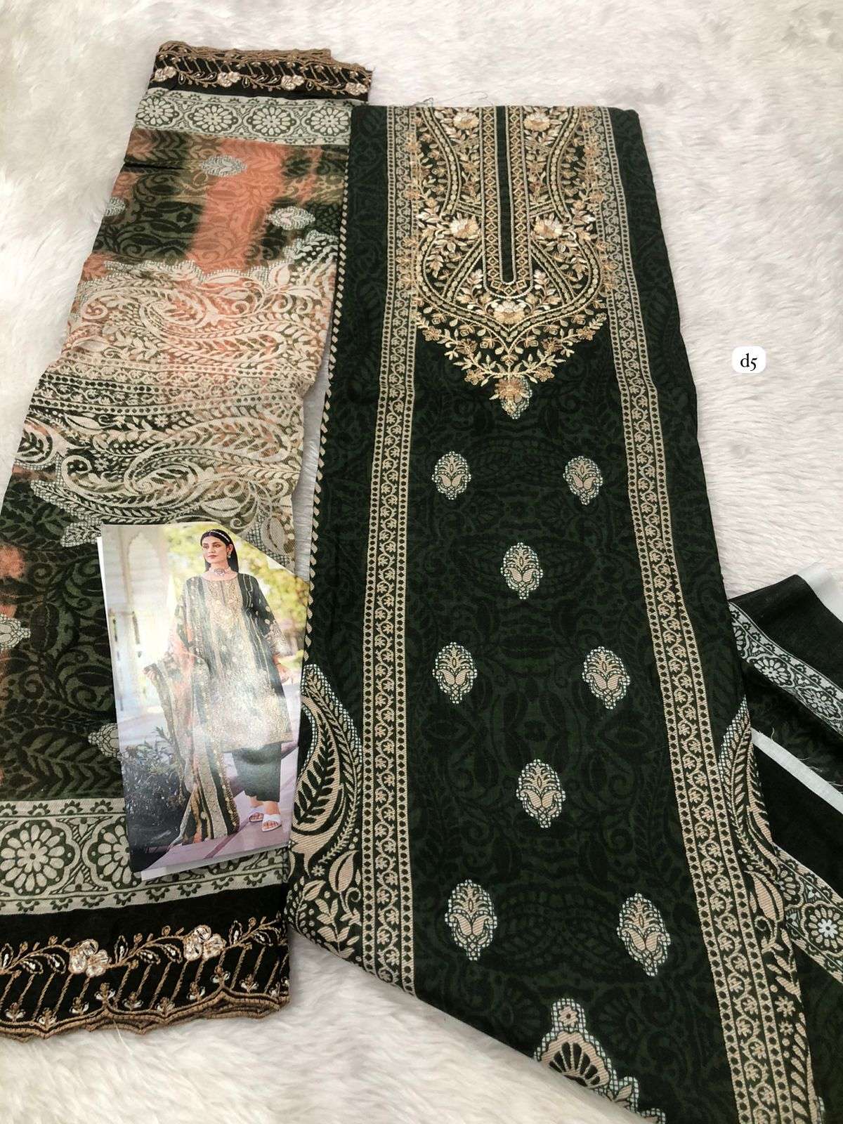 Falah Premium Cotton Collection code -:30525 Falah Designer Suits-03