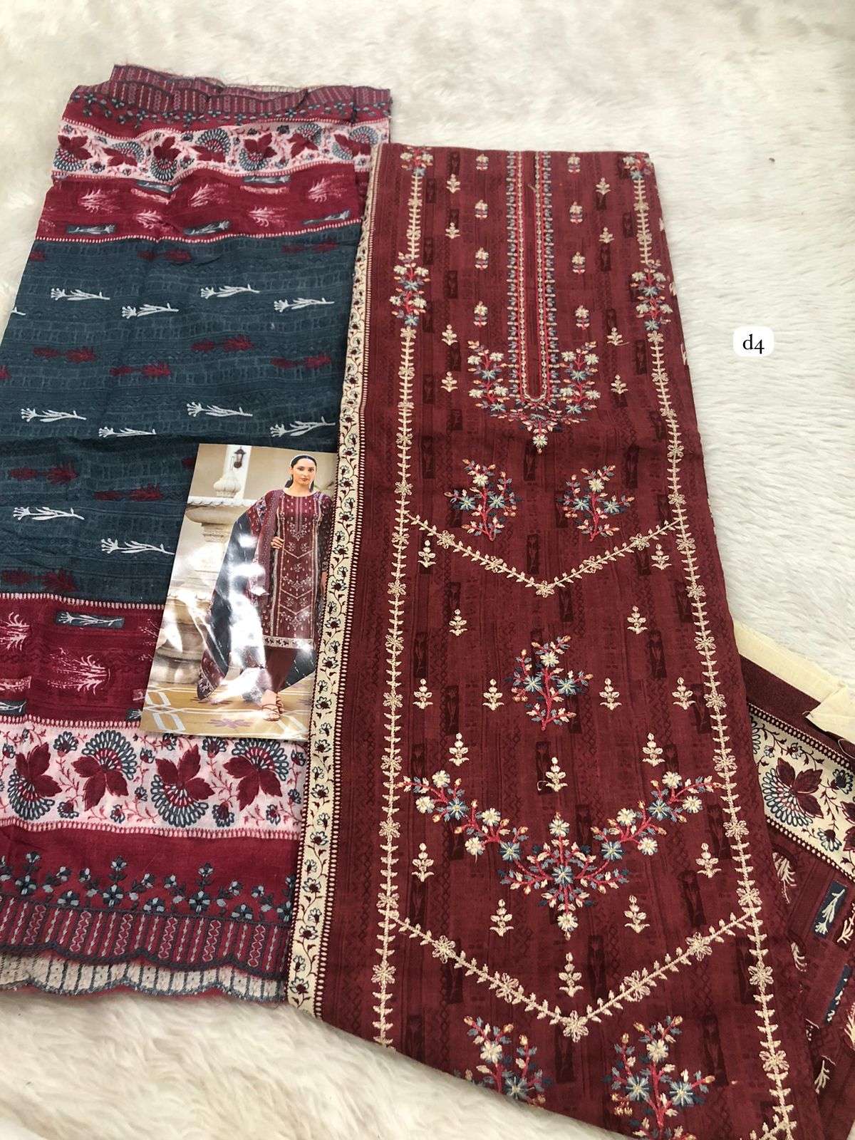 Falah Premium Cotton Collection Code : 30540 Falah Designer Suits-02