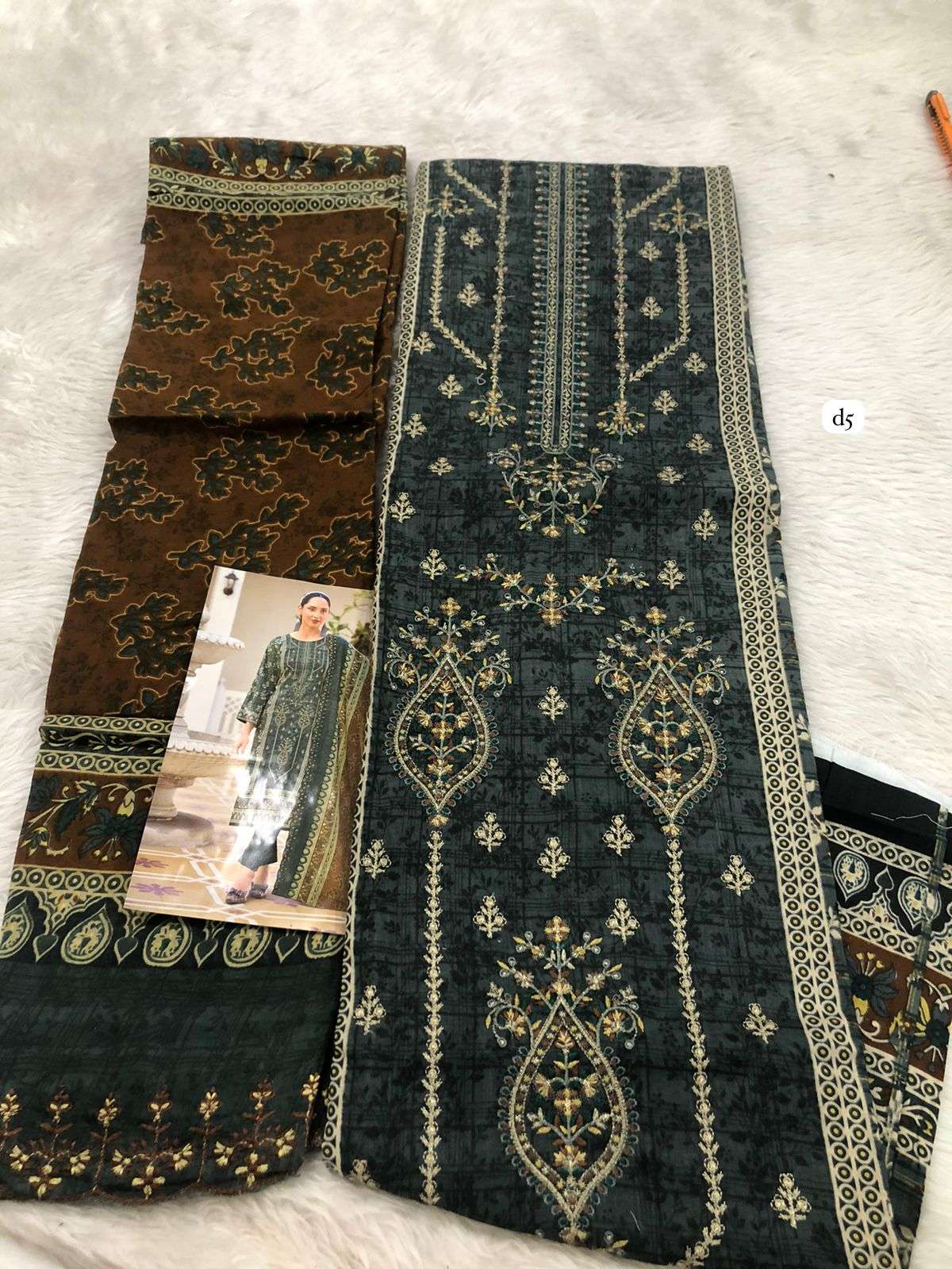 Falah Premium Cotton Collection Code : 30540 Falah Designer Suits-03