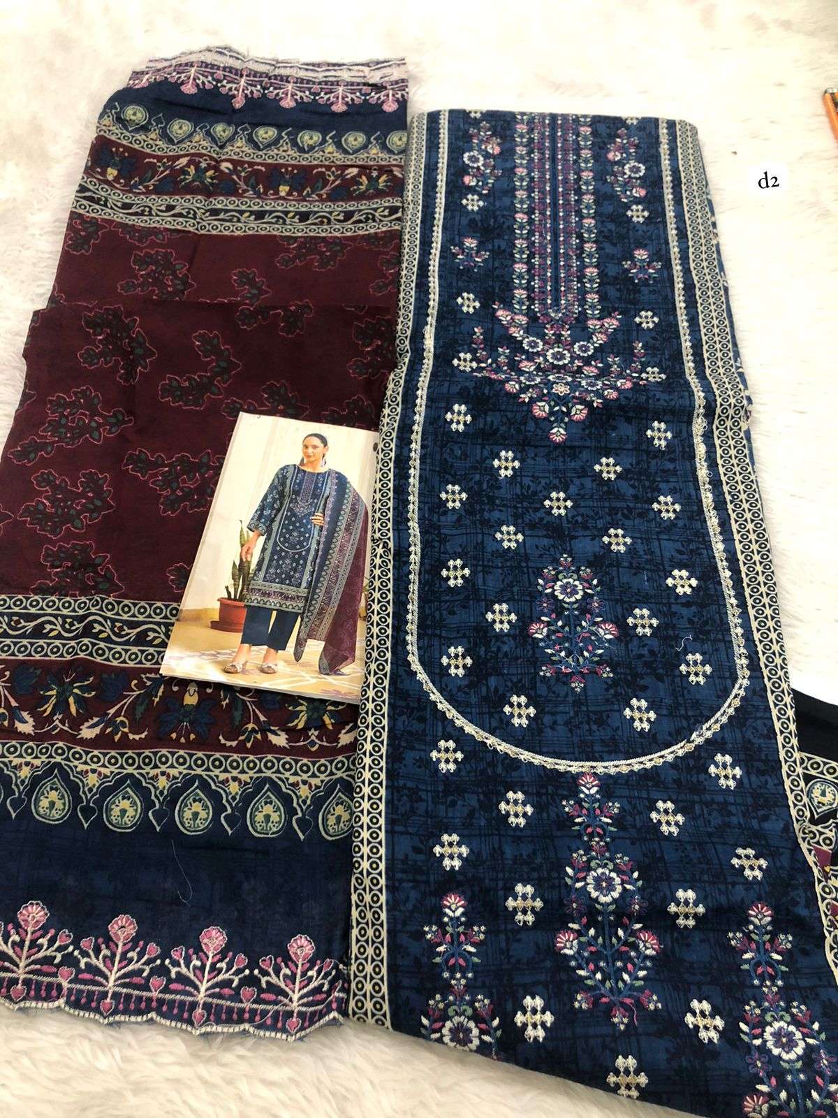 Falah Premium Cotton Collection Code : 30540 Falah Designer Suits-04