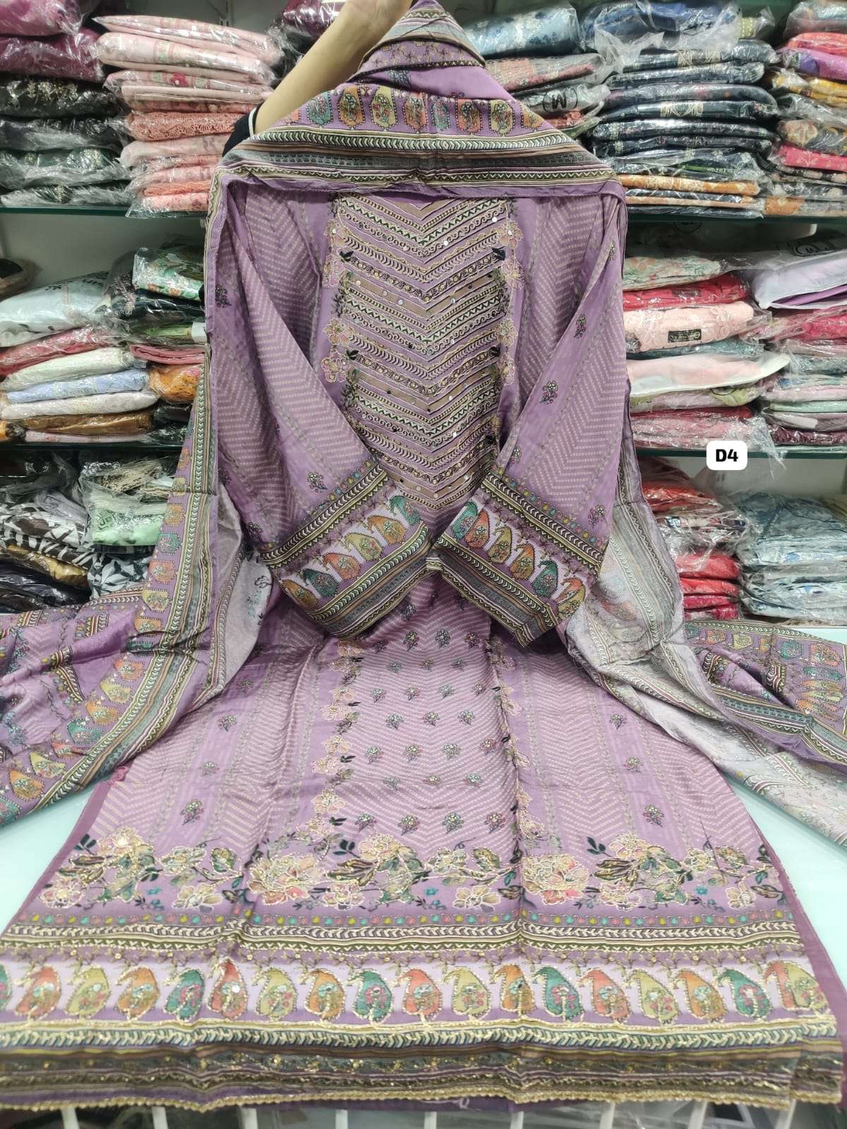 Falah Premium Maslin Collection code 30528 by Falah Designer Suits-01