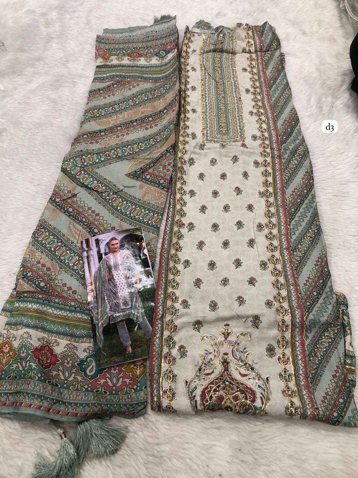 Falah Premium Maslin Collection code 30530 by Falah Designer Suits-01