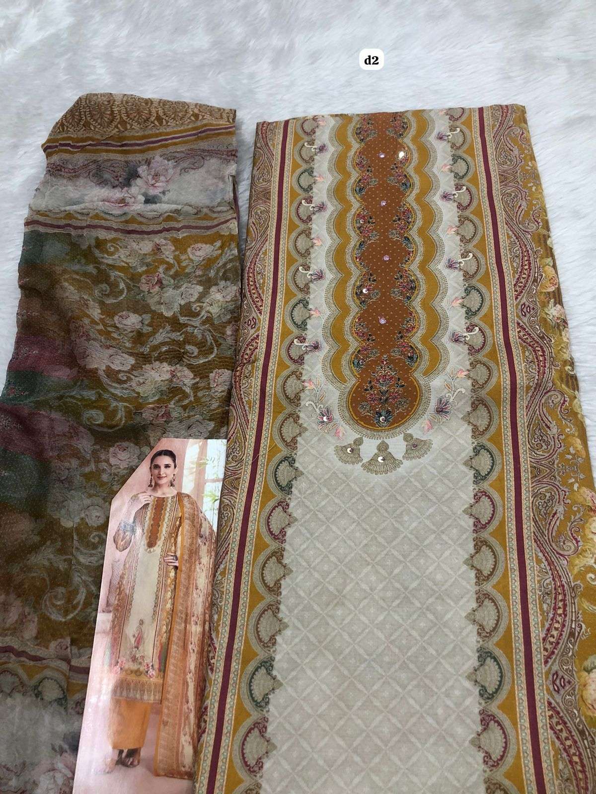 Falah Viscose Maslin Collection code -30509 Falah Designer Suits-01-04