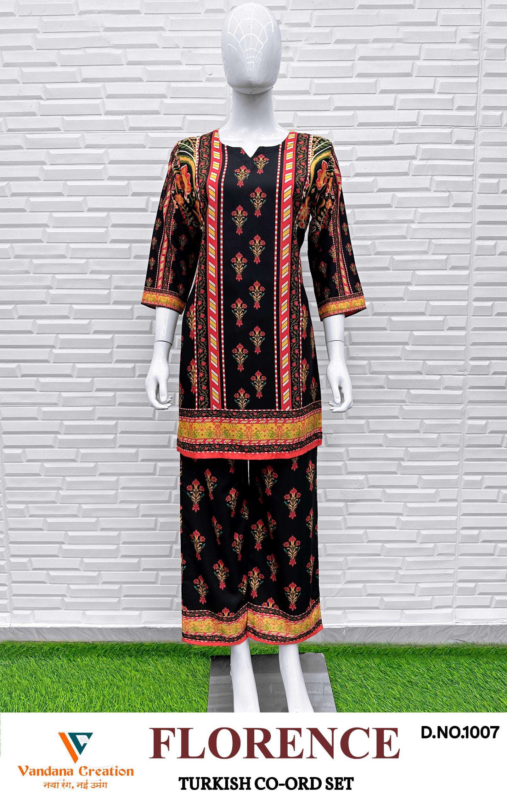 FLORENCE VOL-1 TURKISH CO-ORD SET by Vandana-02
