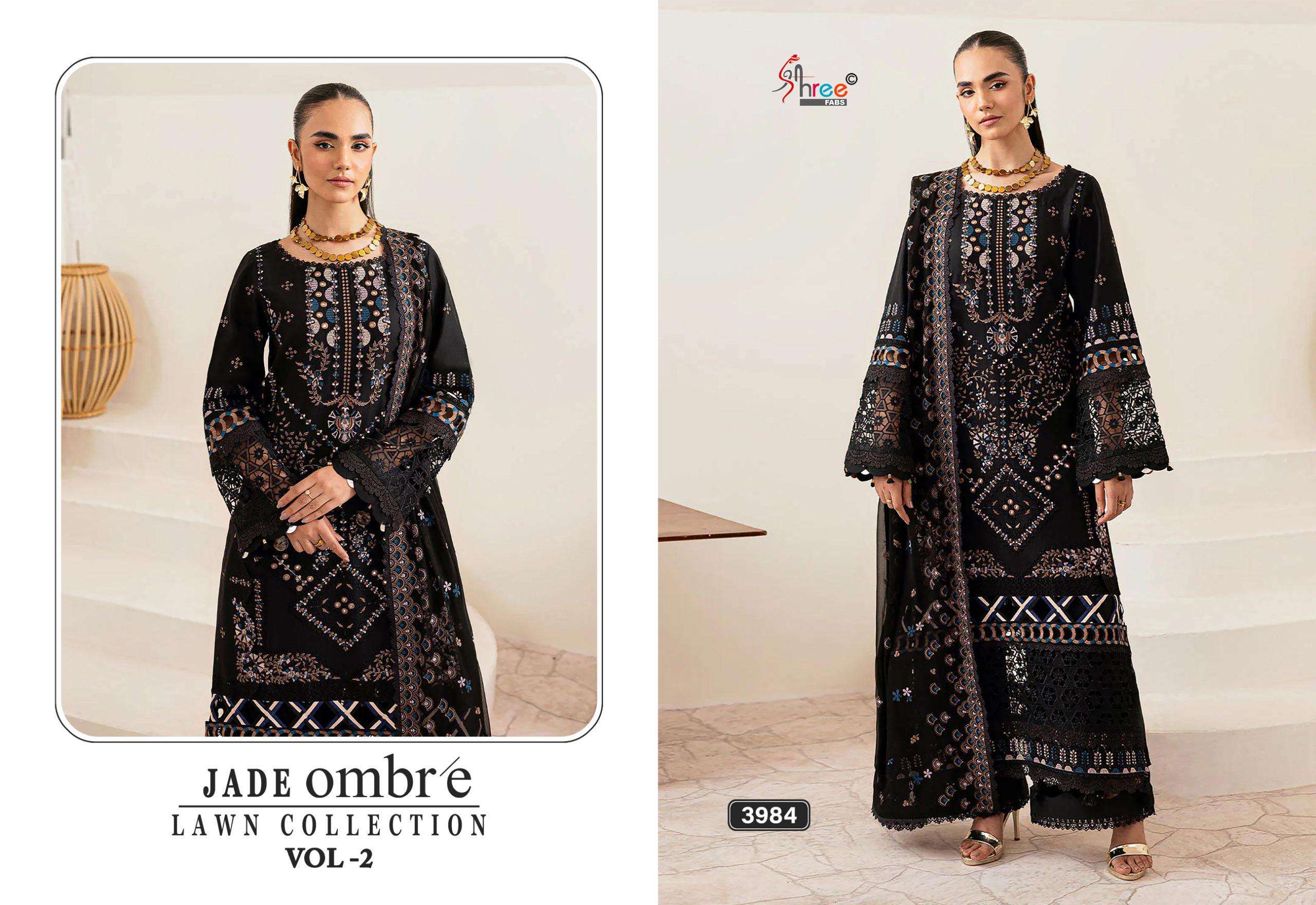 JADE OMBRE lawn collection vol-2 by Shree-03