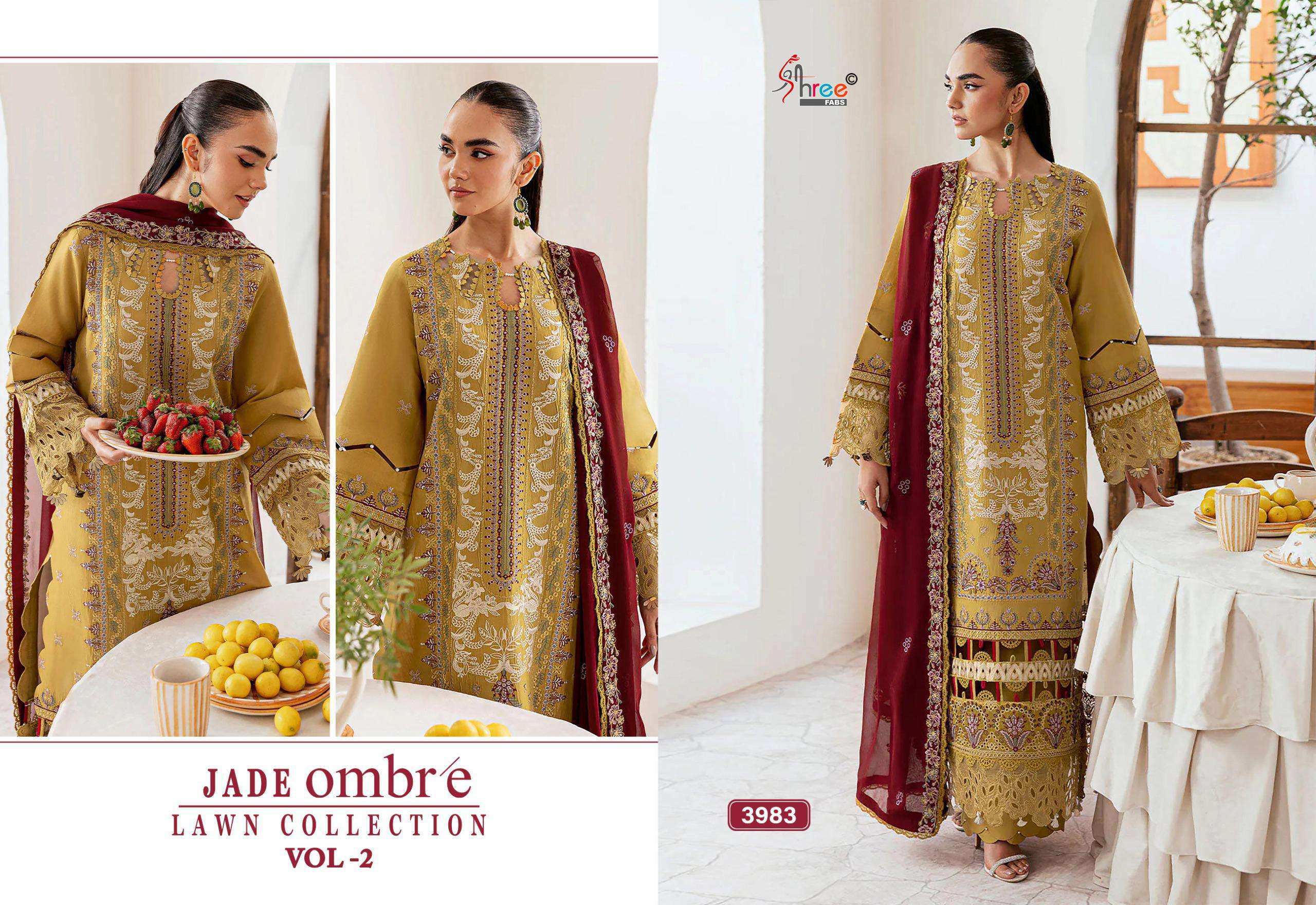 JADE OMBRE lawn collection vol-2 by Shree-04