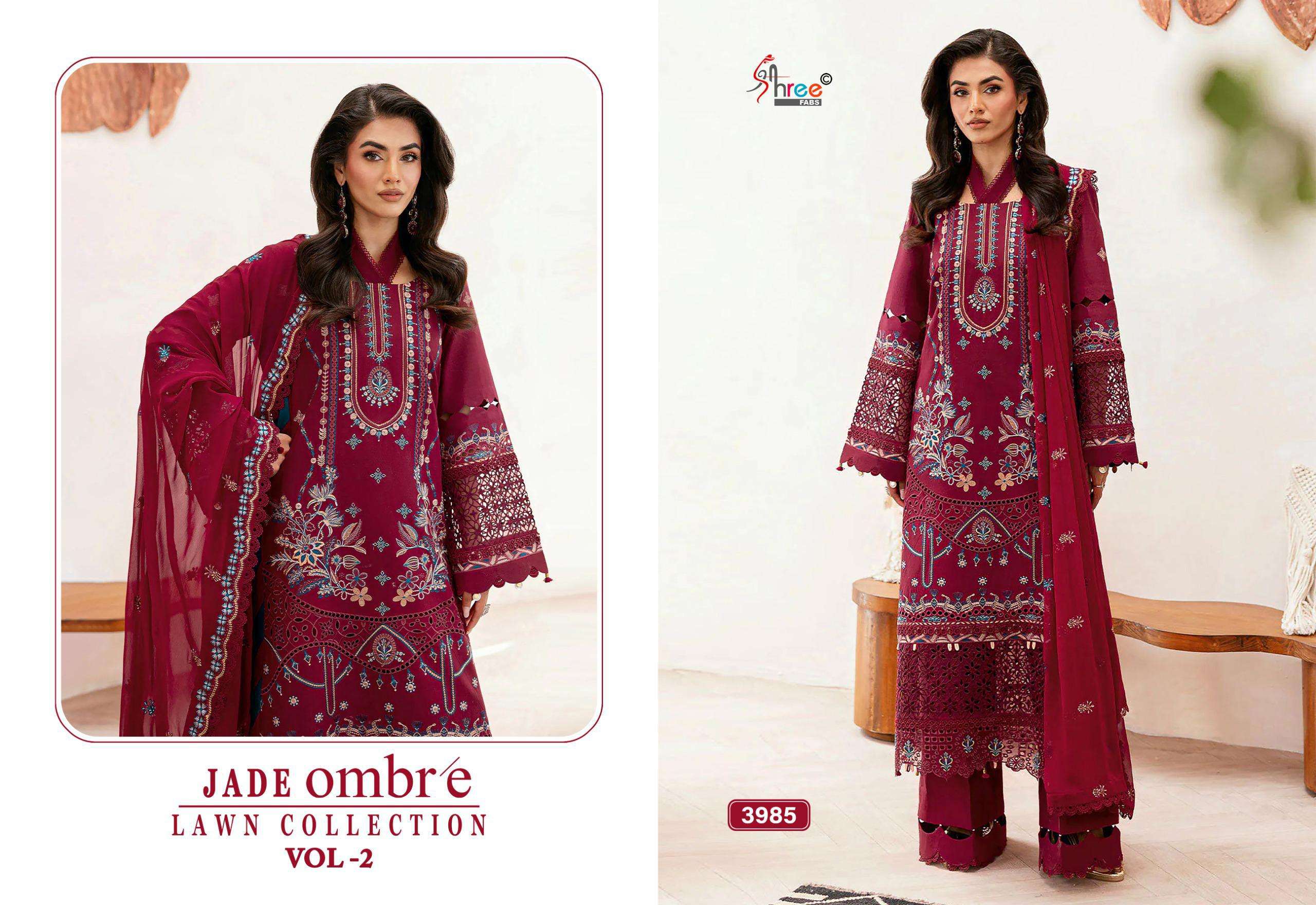 JADE OMBRE lawn collection vol-2 by Shree-05
