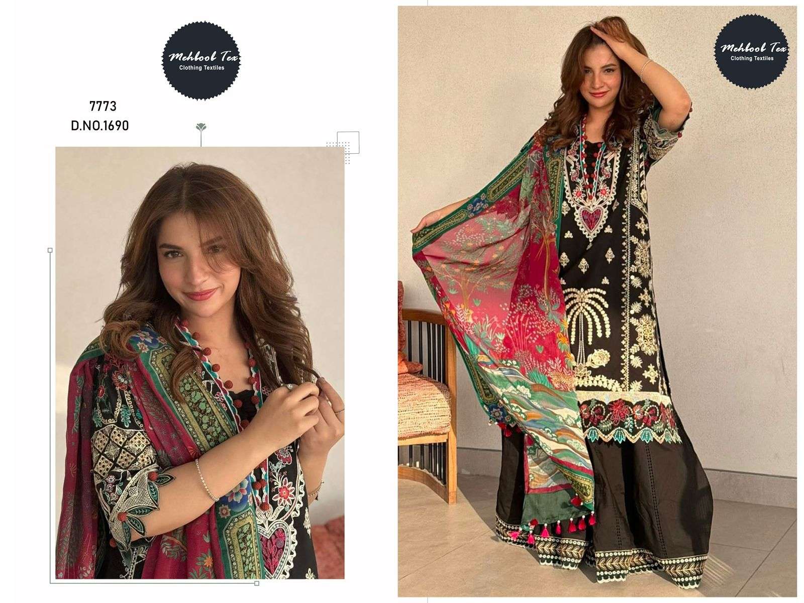 MARIA B. LUXE-2 NX DNo - 1690 by MEHBOOB TEX-02