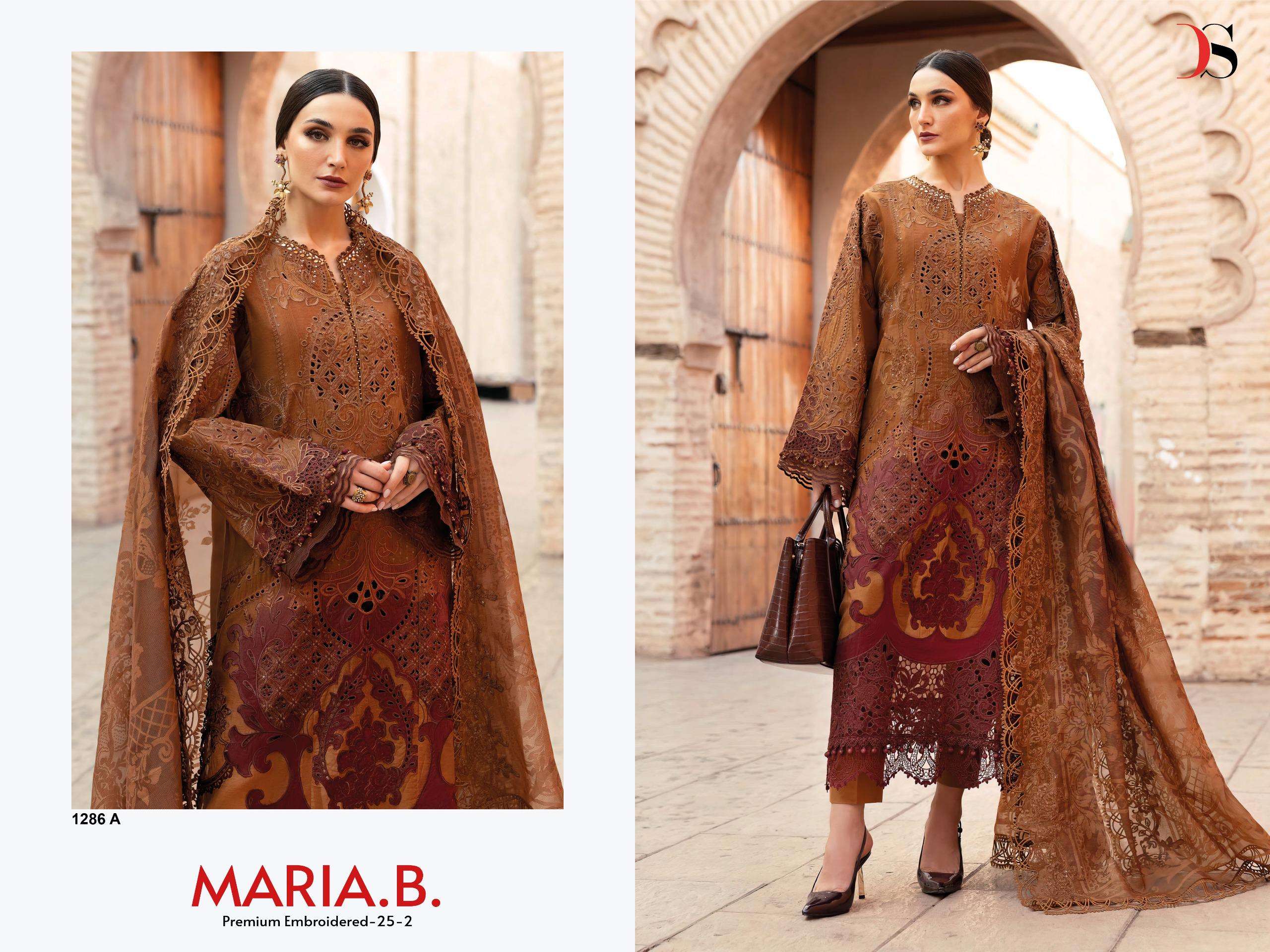 Maria B Premium Embroidered 25-2 Dno: 1286 by DEEPSY SUITS-02