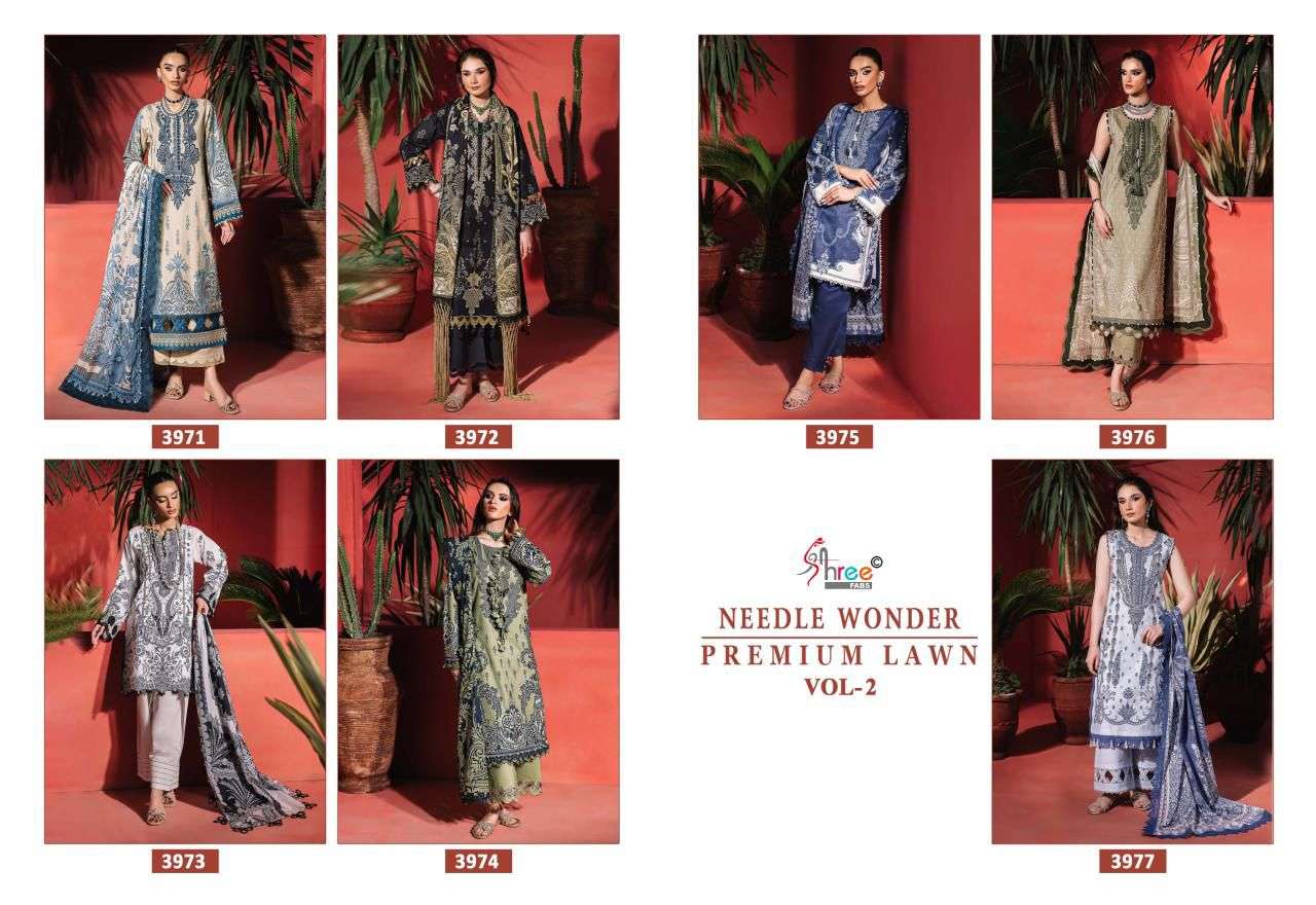 NEEDLE WONDER PREMIUM LAWN VOL-2 BY SHREE-01-14 A