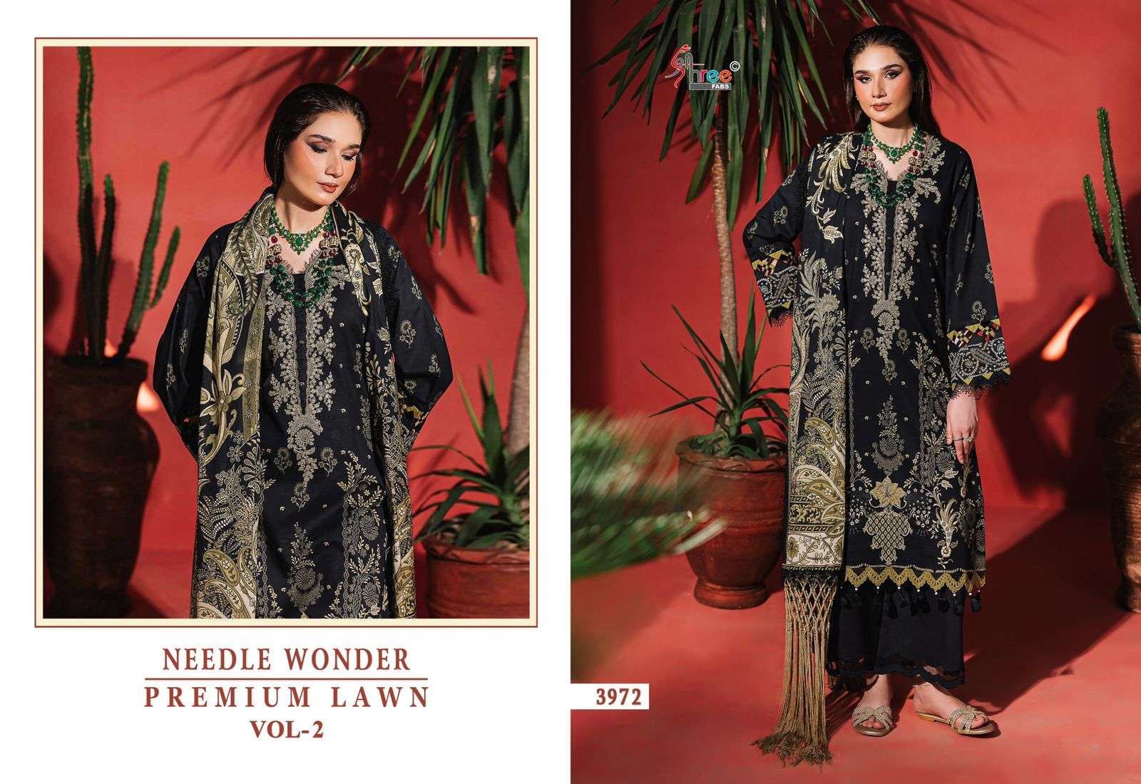 NEEDLE WONDER PREMIUM LAWN VOL-2 BY SHREE-07
