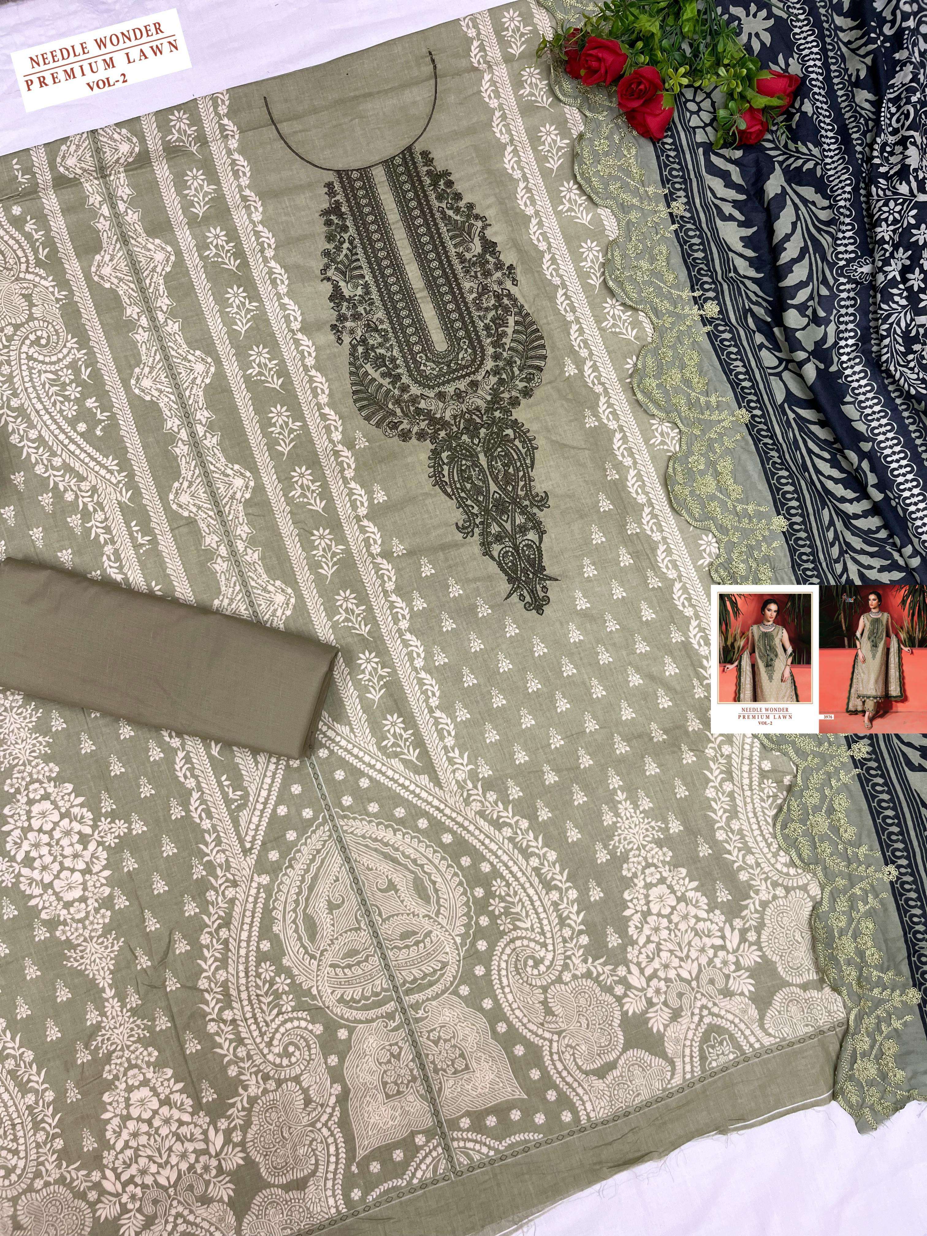 NEEDLE WONDER PREMIUM LAWN VOL-2 BY SHREE-11