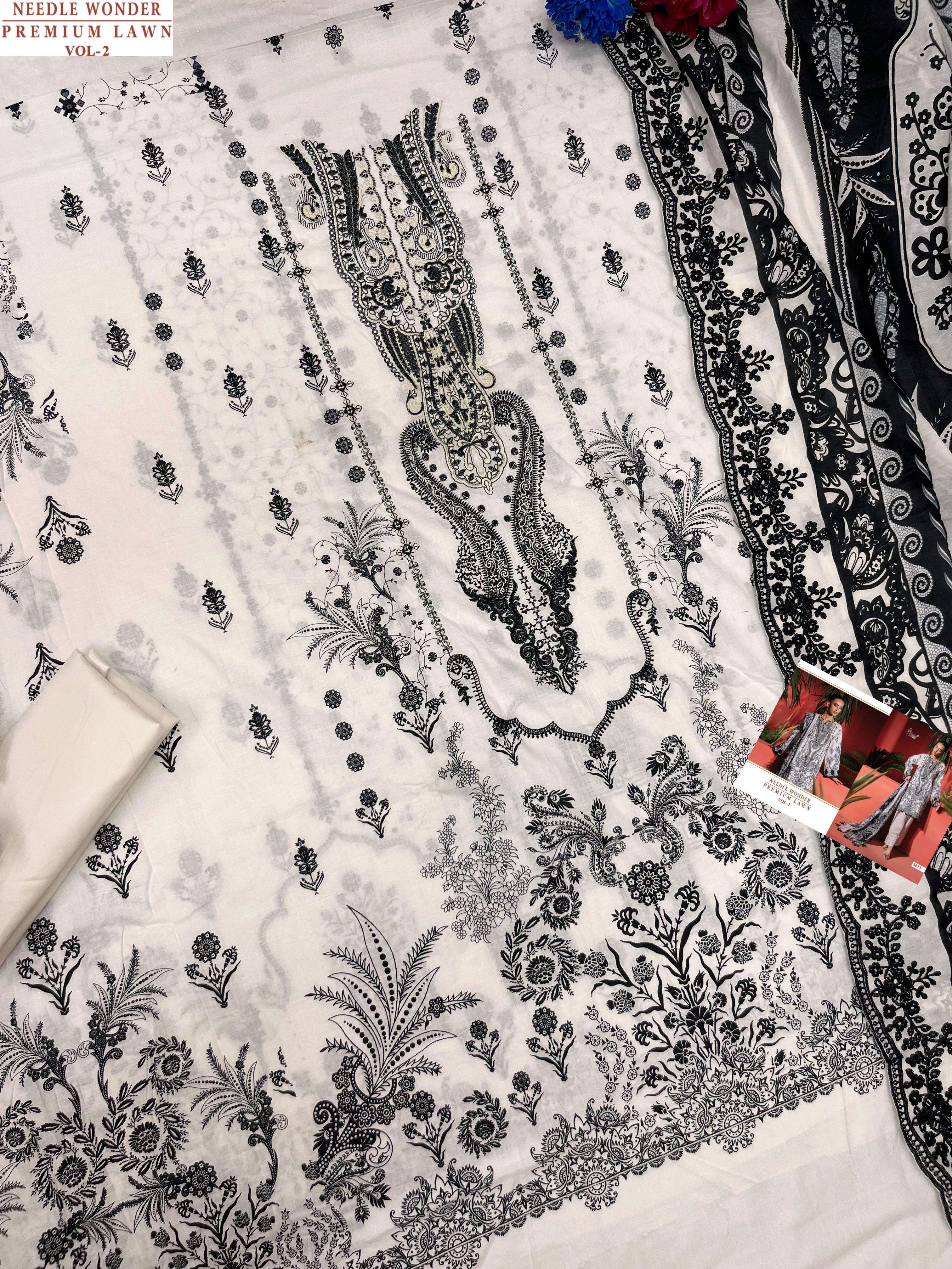 NEEDLE WONDER PREMIUM LAWN VOL-2 BY SHREE-13