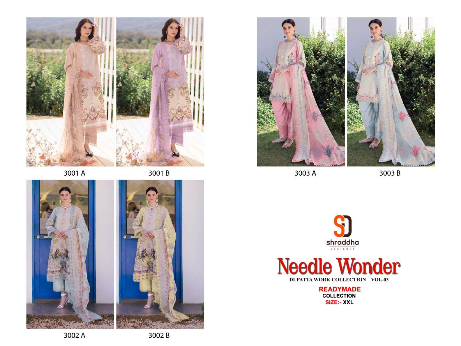 NEEDLE WONDER VOL-03 RADYMADE by SHARADDHA-01-05