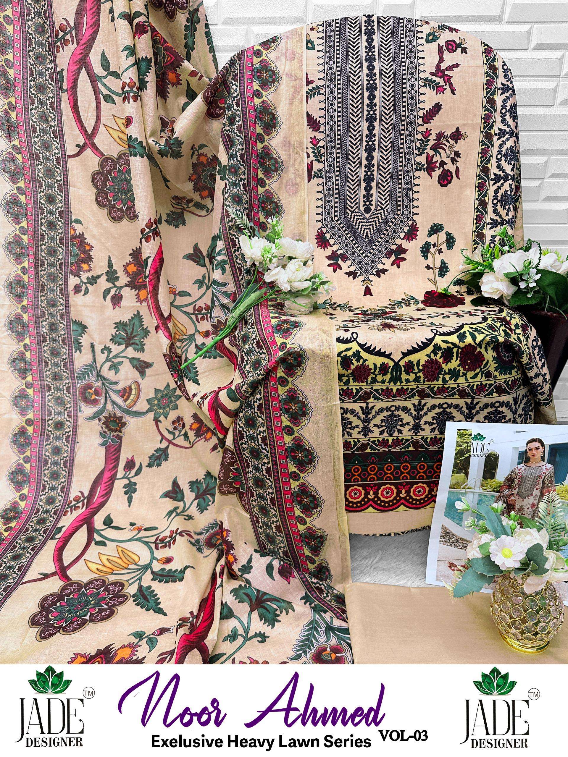 NOOR AHMED VOL-3 HEAVY LAWN by JADE-01