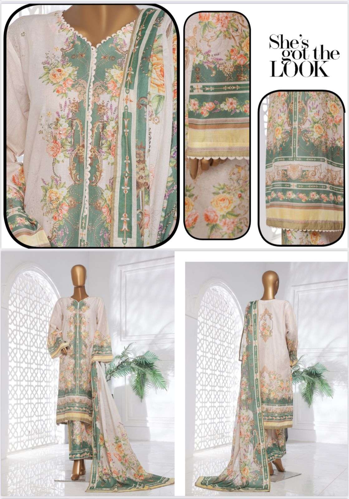 RTW BIN SAEED LAWN EMBROIDERED by BIN SAEED-16