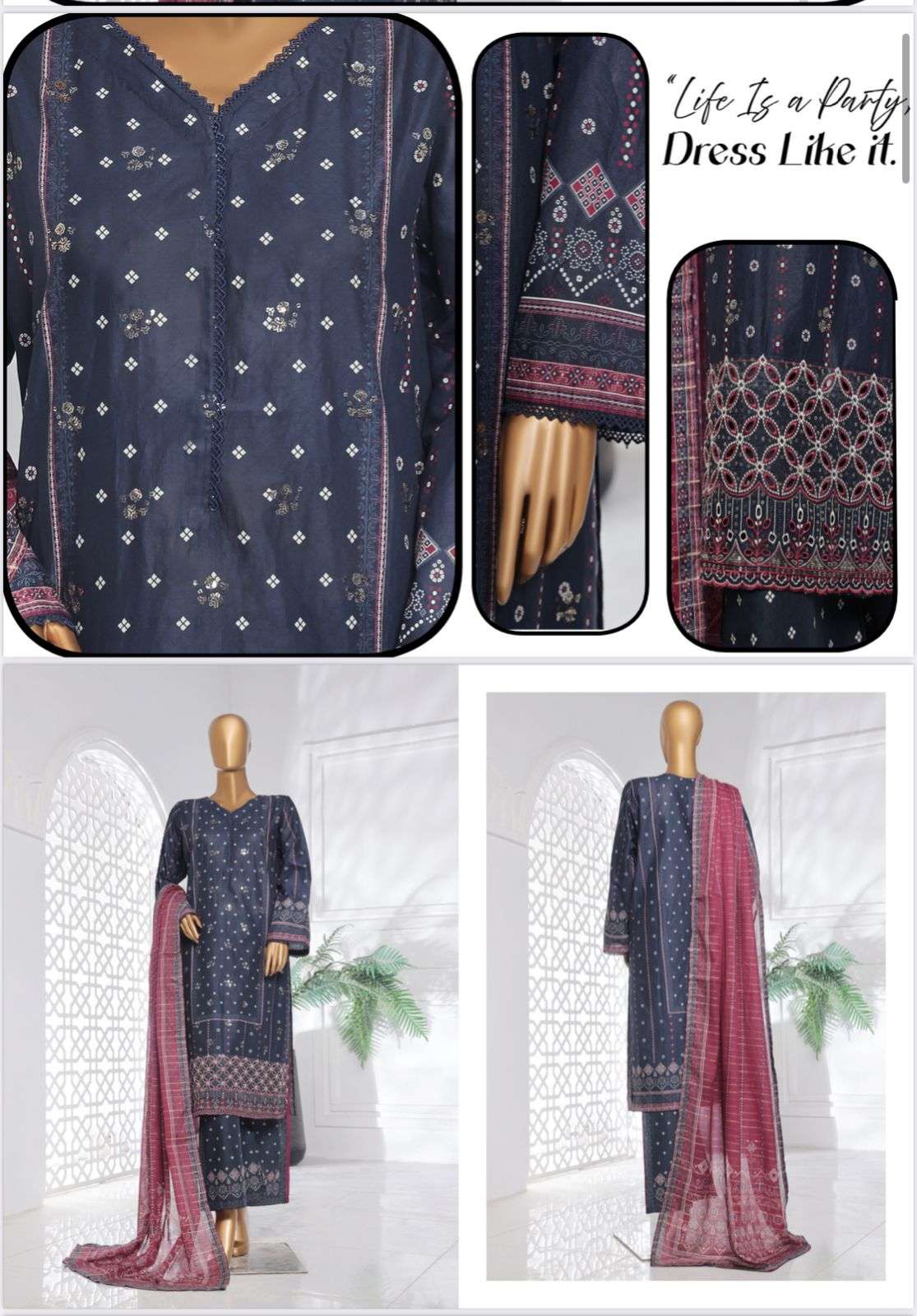 RTW BIN SAEED LAWN EMBROIDERED by BIN SAEED-17