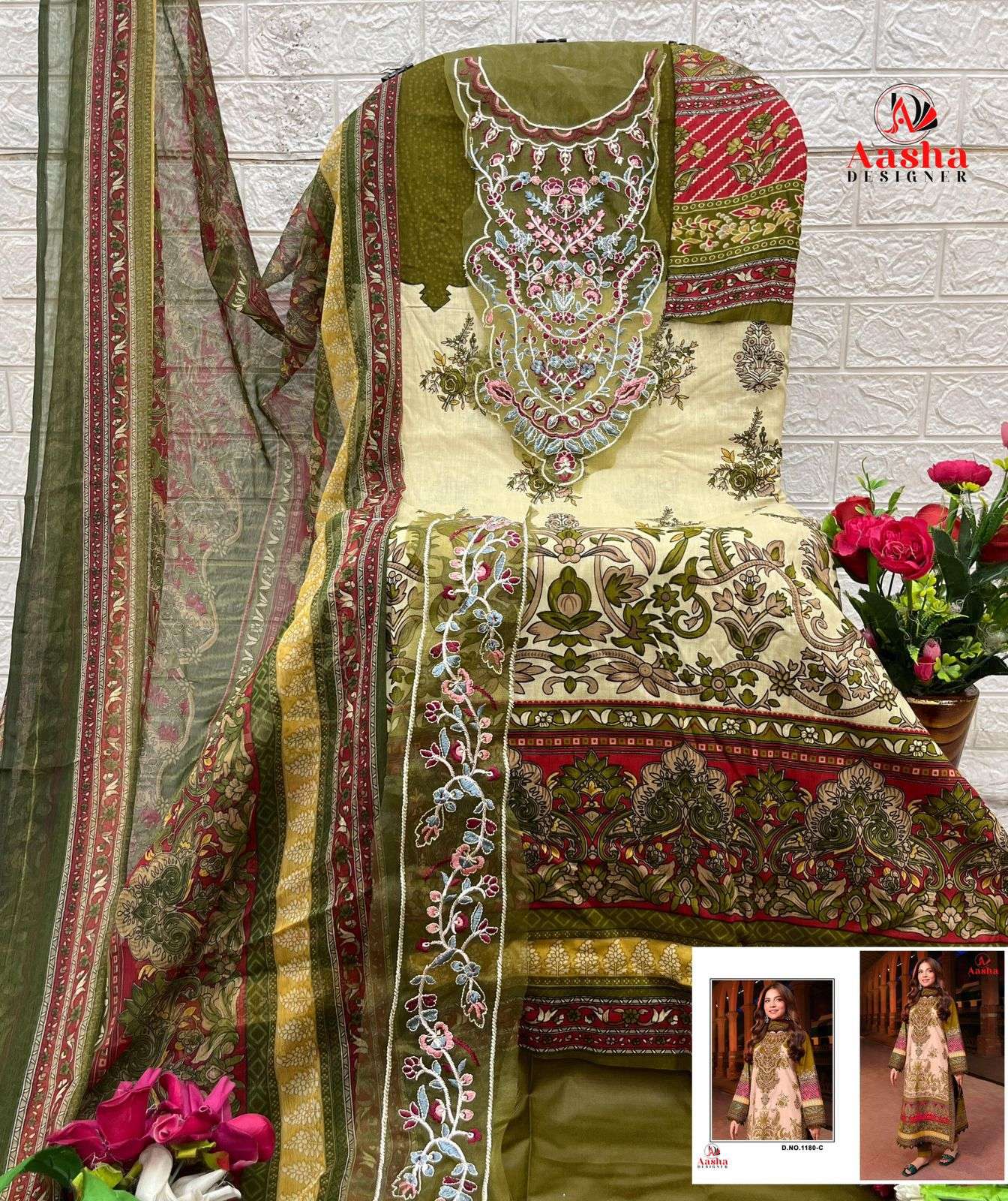 Super Hit Design No 1180 ABC of Aasha-06