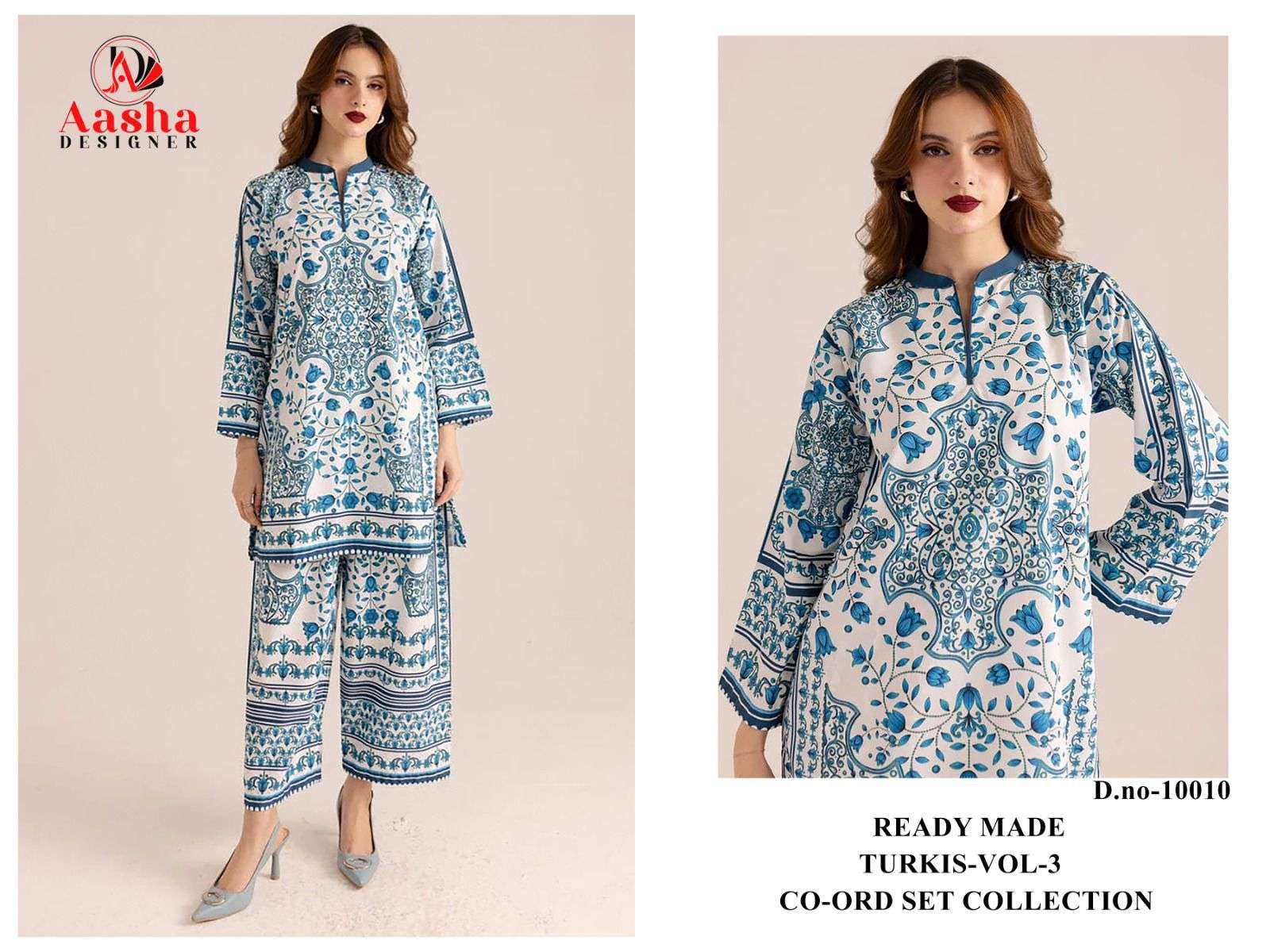 TURKIS VOL-3 READY MADE CO-ORD SET D NO :- 10008,09,10,11 by Asaha-01