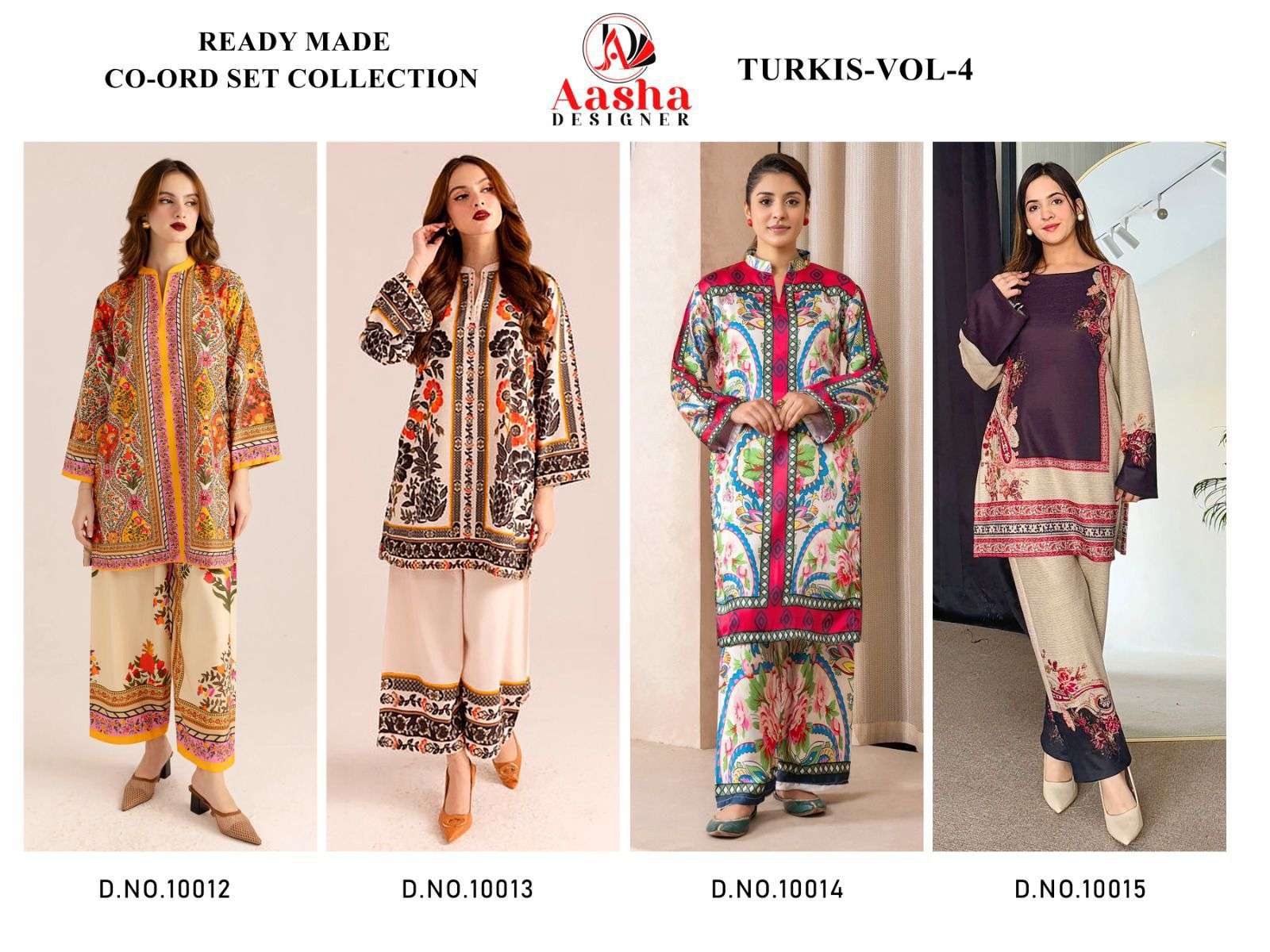 TURKIS VOL-4 READY MADE CO-ORD SET BY Aasha-01-08