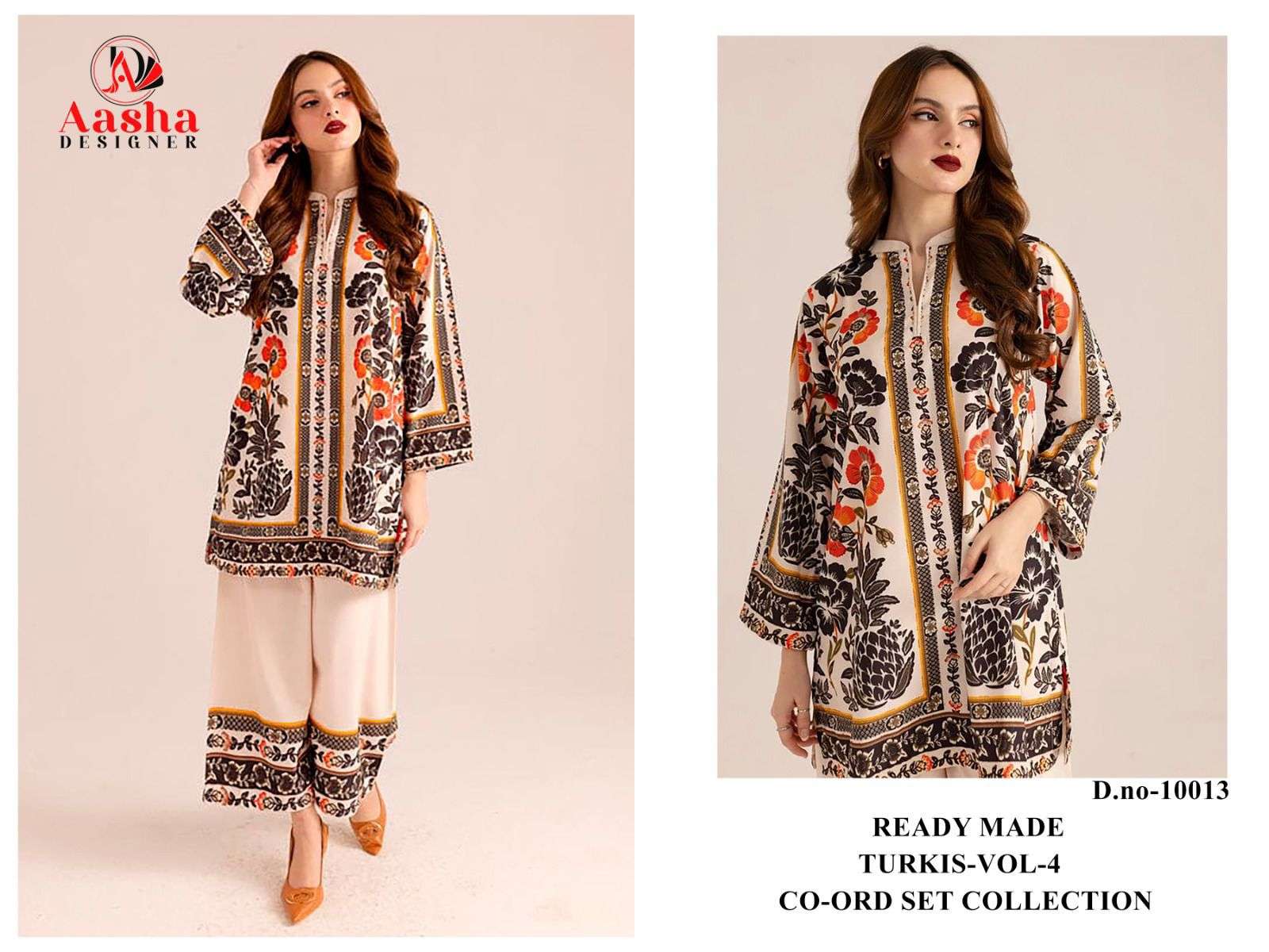 TURKIS VOL-4 READY MADE CO-ORD SET BY Aasha-01