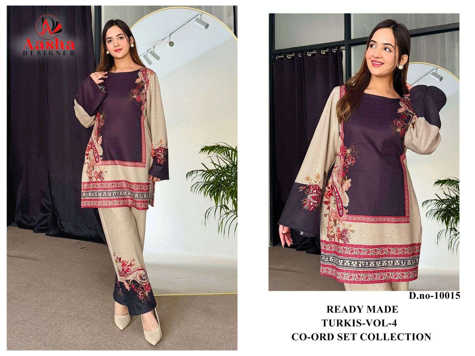 TURKIS VOL-4 READY MADE CO-ORD SET BY Aasha-05