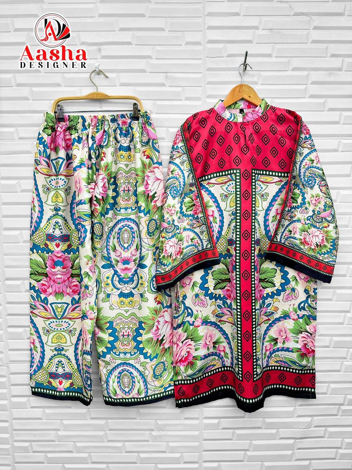 TURKIS VOL-4 READY MADE CO-ORD SET BY Aasha-08