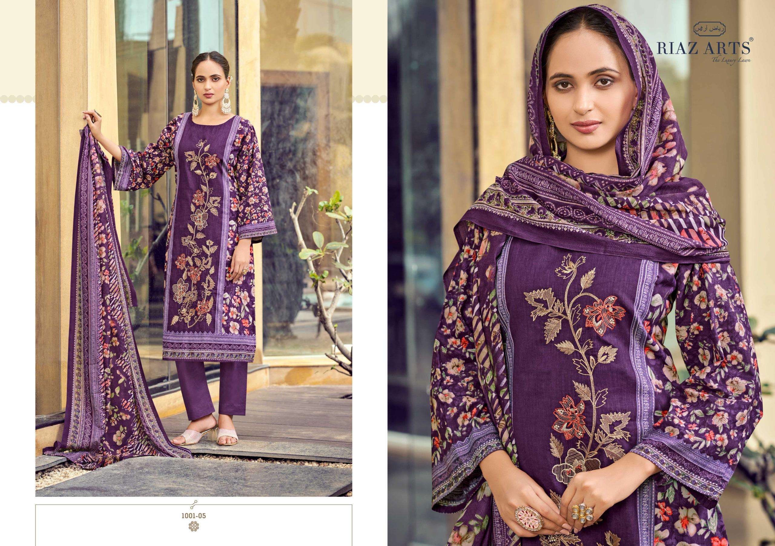 BIN SAEED PANEL EMBROIDERY BY RIAZ ARTS-04