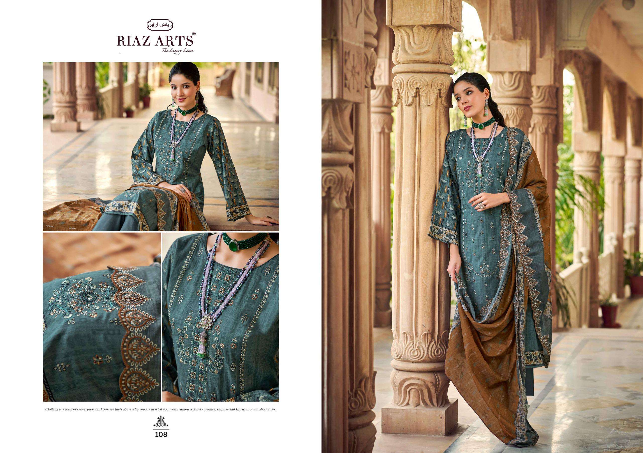 CHEVRON PANEL & DUP WORK BY RIAZ ARTS-02