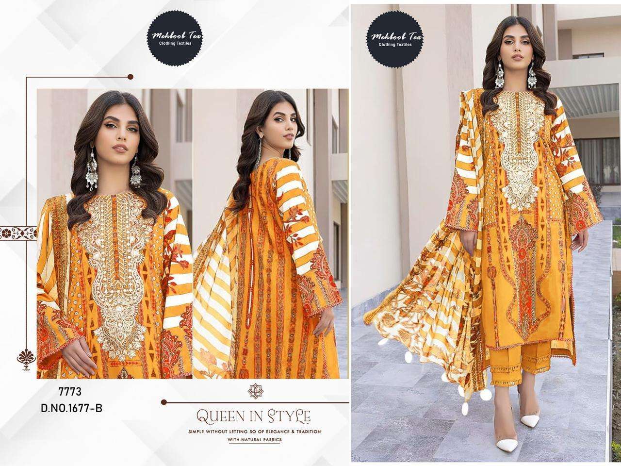 D.No -1677 New Colour by MEHBBOB TEX-01