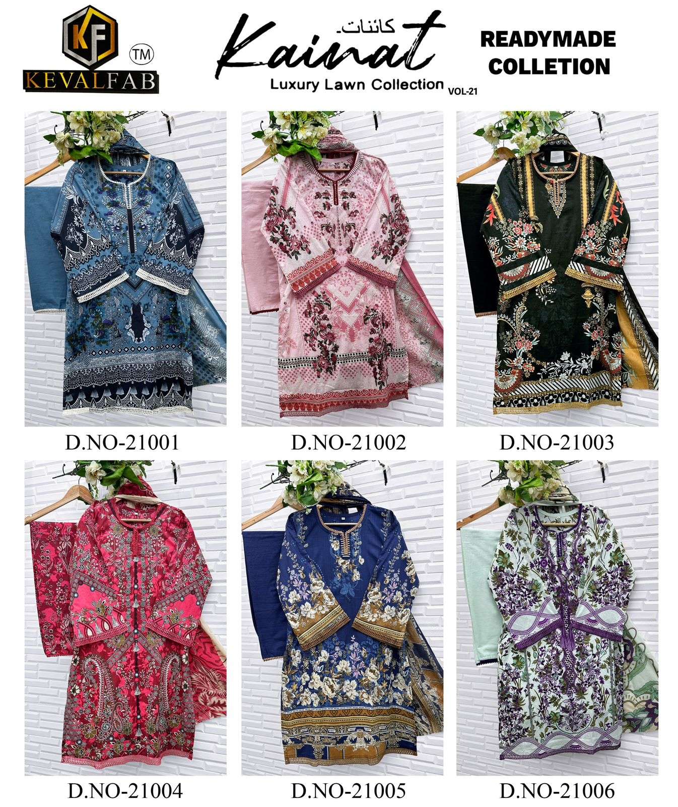 KAINAT VOL 21 Ready Wear By Keval-01-06