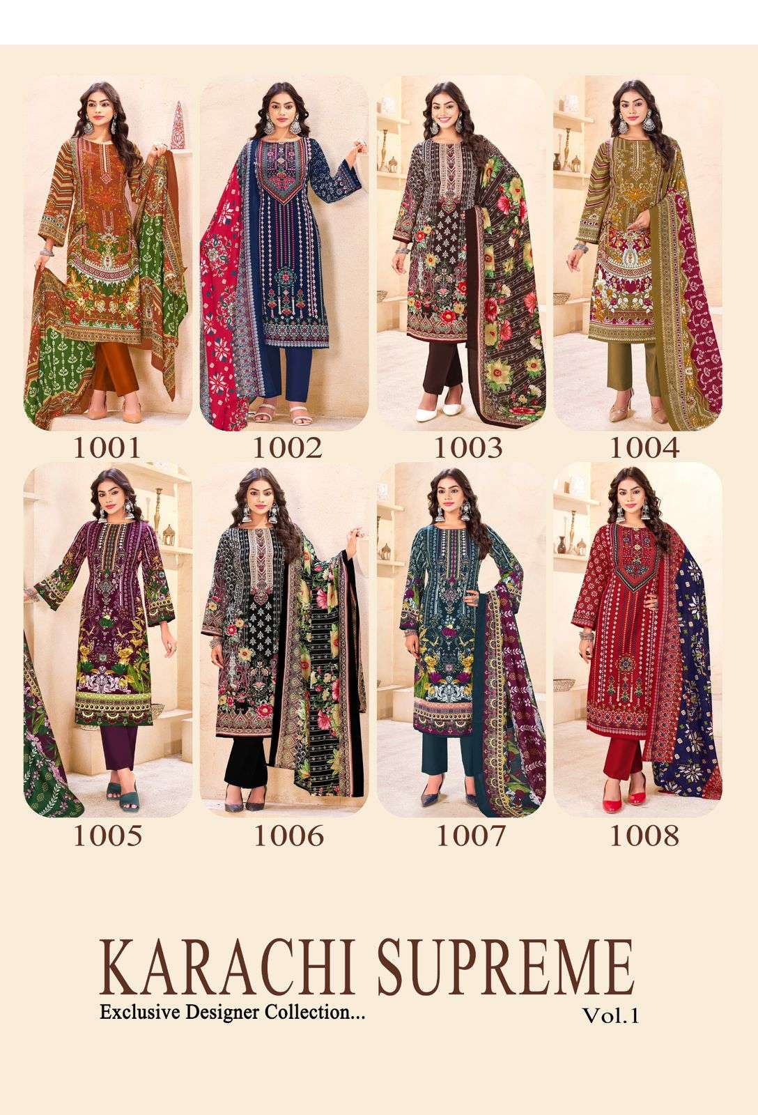 KARACHI SUPREME Vol-1 BY VANDHNA-01-08