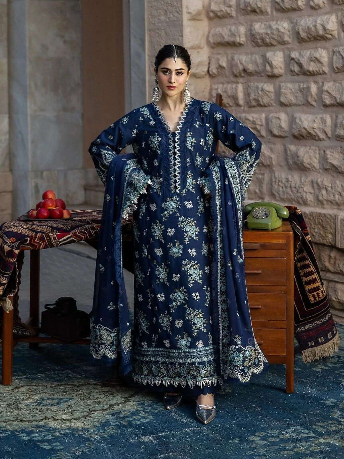 Karandi Embroidered Collection 2025 by Kahf-09