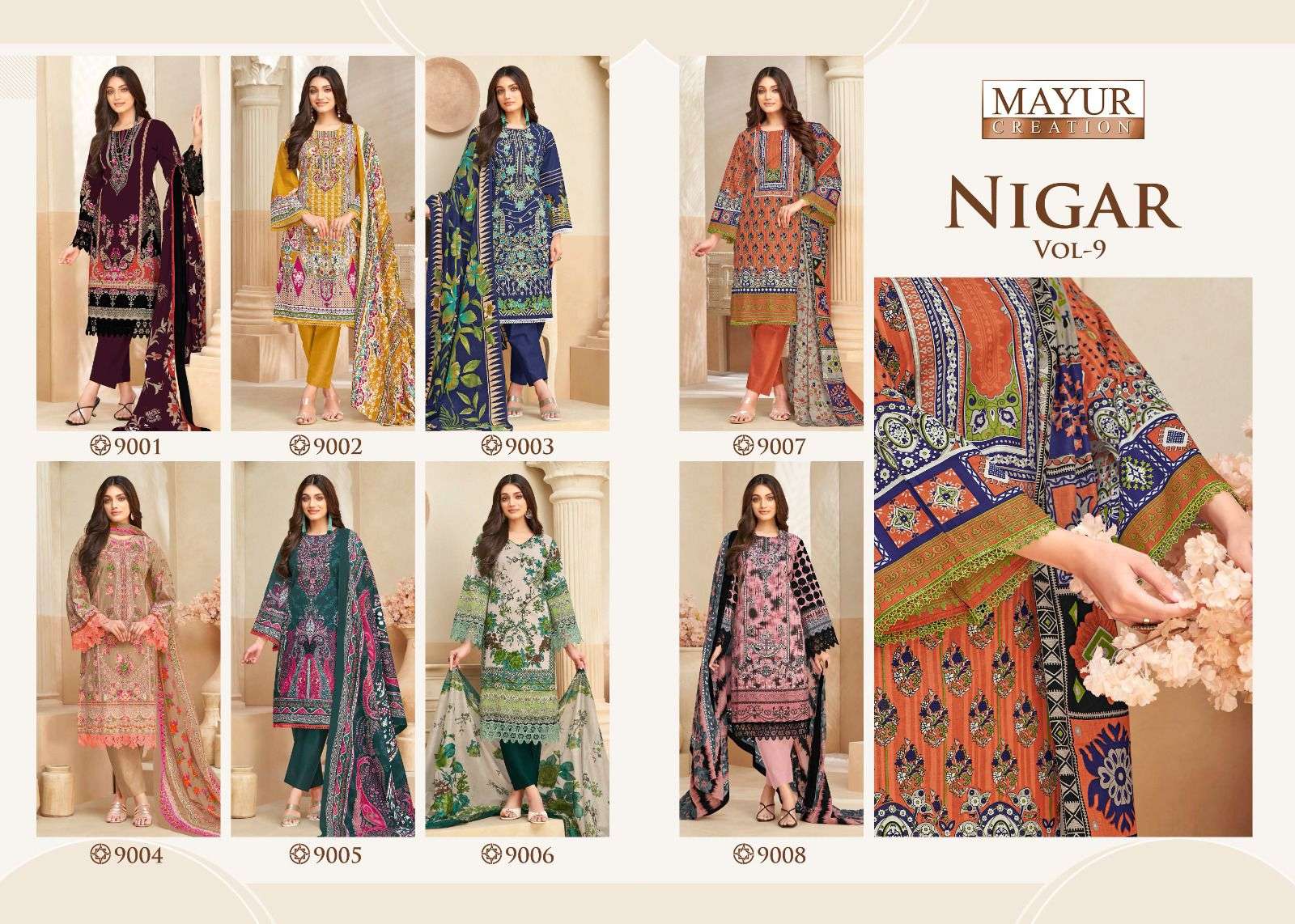 NIGAR VOL 9 KARACHI STYLE by Mayur	-01-08