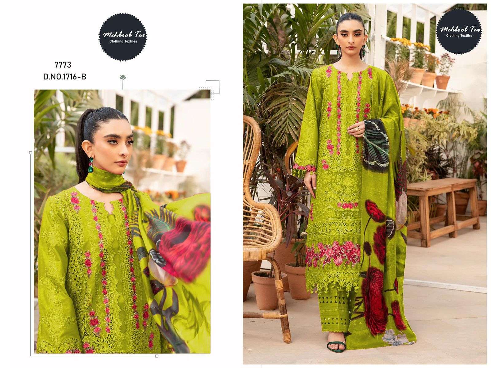 OMBRE PREMIUM VOL-3 DNo - 1716 by MEHBOOB TEX-01