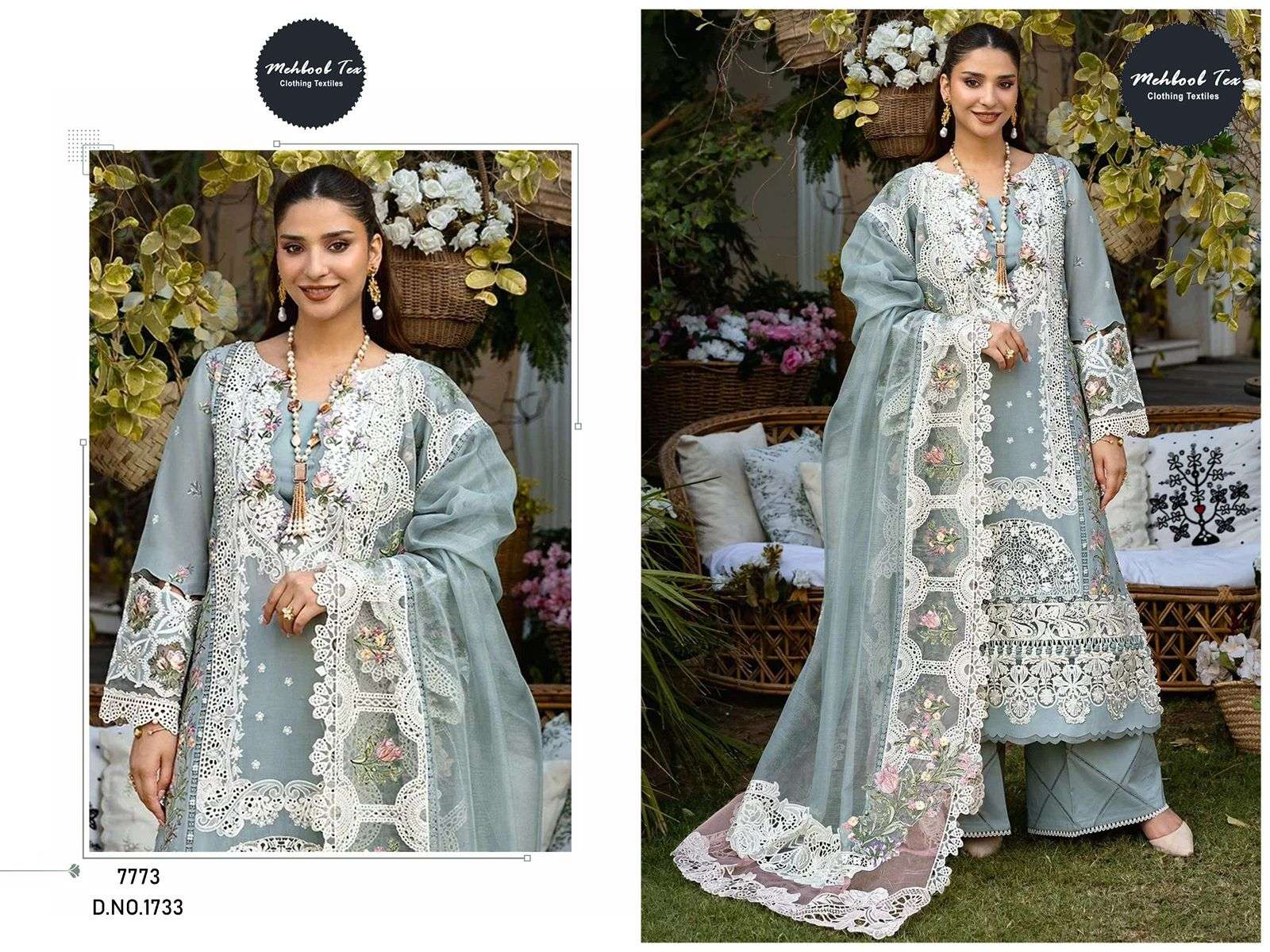 OMBRE PREMIUM VOL-4 Design No - 1733 by MEHBOOB TEX-01