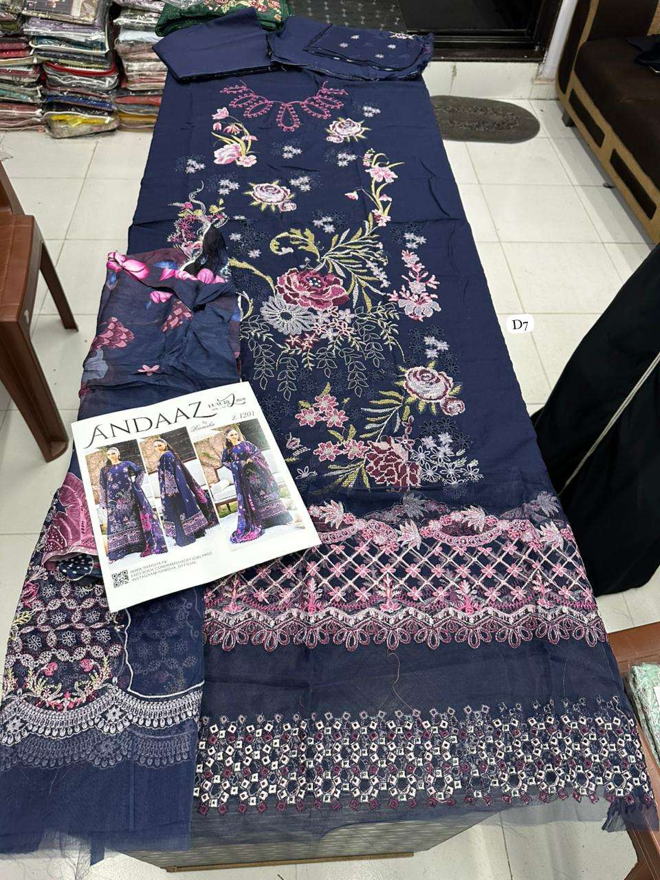 RAMSHA ANDAAZ LUXURY LAWN VOL 12 BY-16