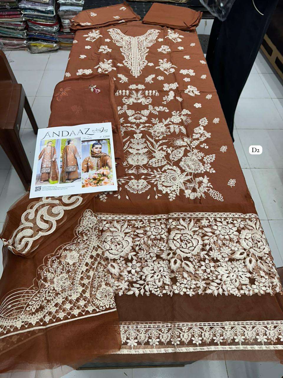 RAMSHA ANDAAZ LUXURY LAWN VOL 12 BY-20