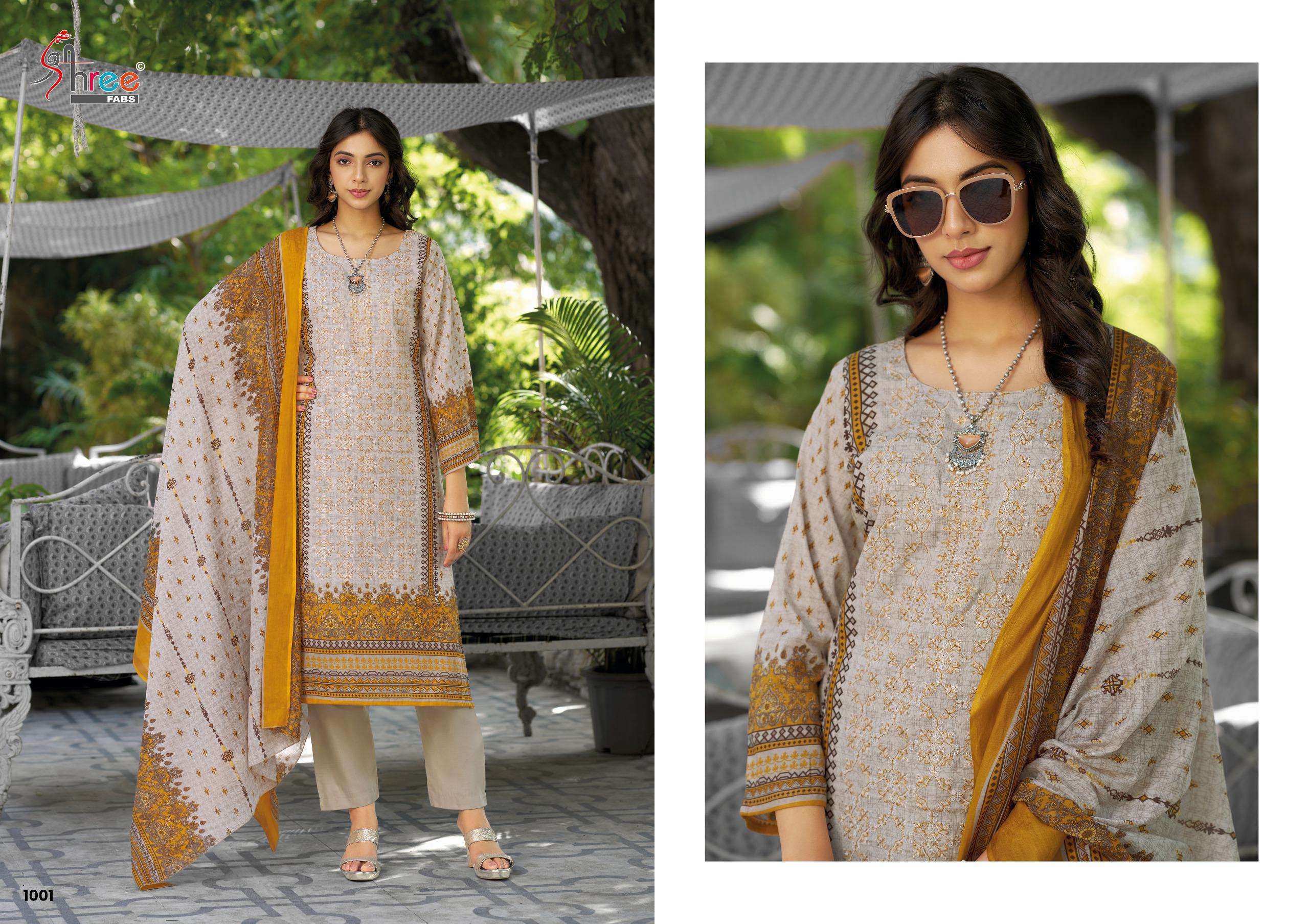 RIWAYAT LAWN EMB COLLECTION-2025 SHREE-01