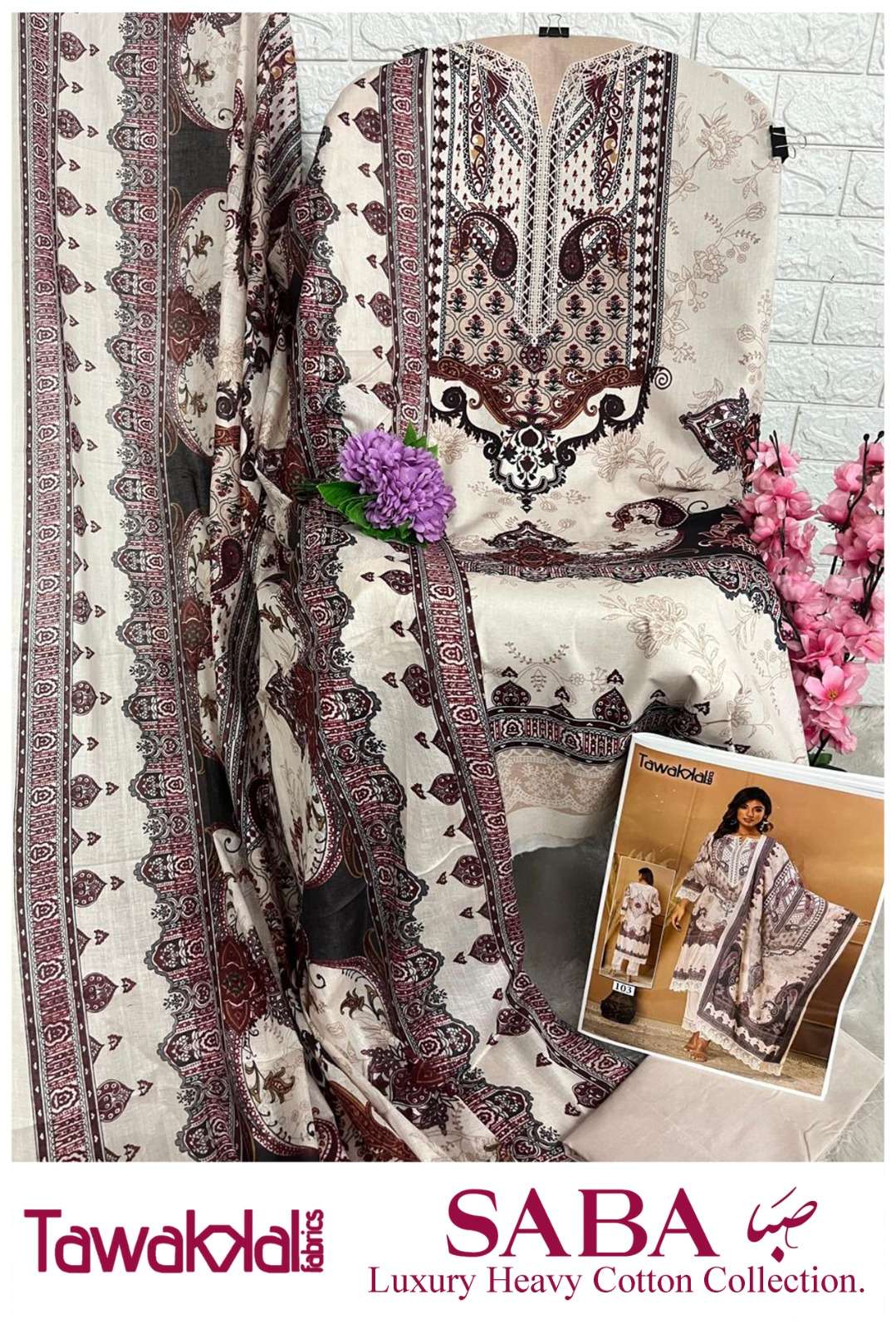 SABA LUXURY HEAVY COTTON BY TAWAKKAL-17