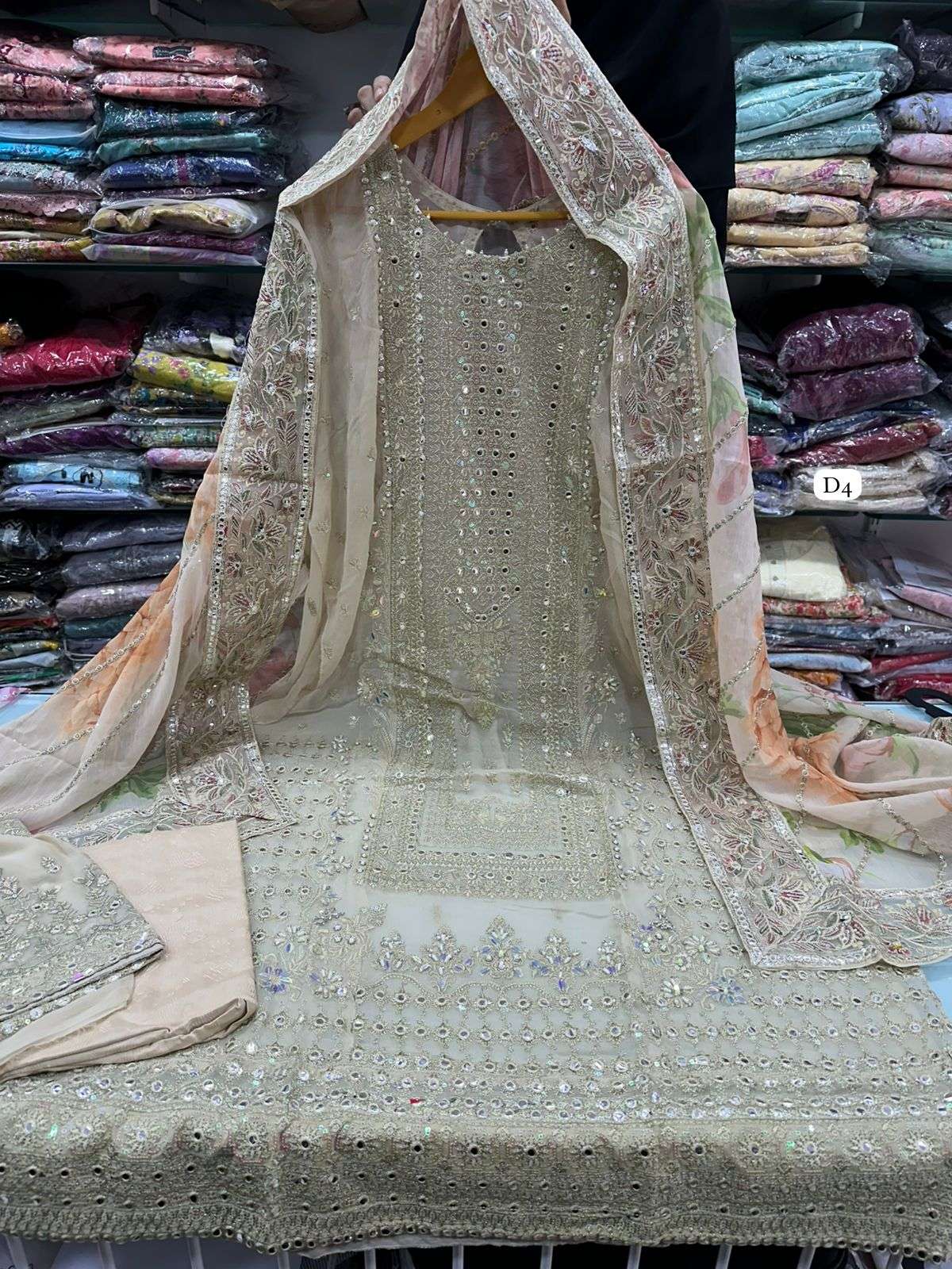 Sunehri Formal Wedding Collection By Tawakkal-06