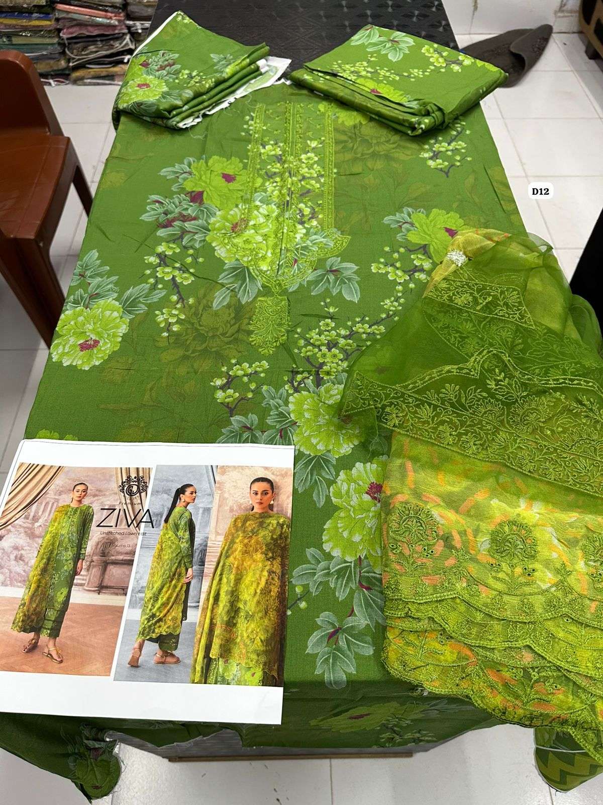 Ziva Premium Lawn Edit 25 Vol 13 by Guljee-02