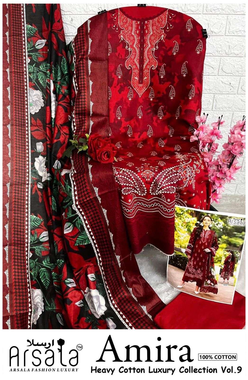 AMIRA HEAVY COTTON VOL 9 ARSALA FASHION-08