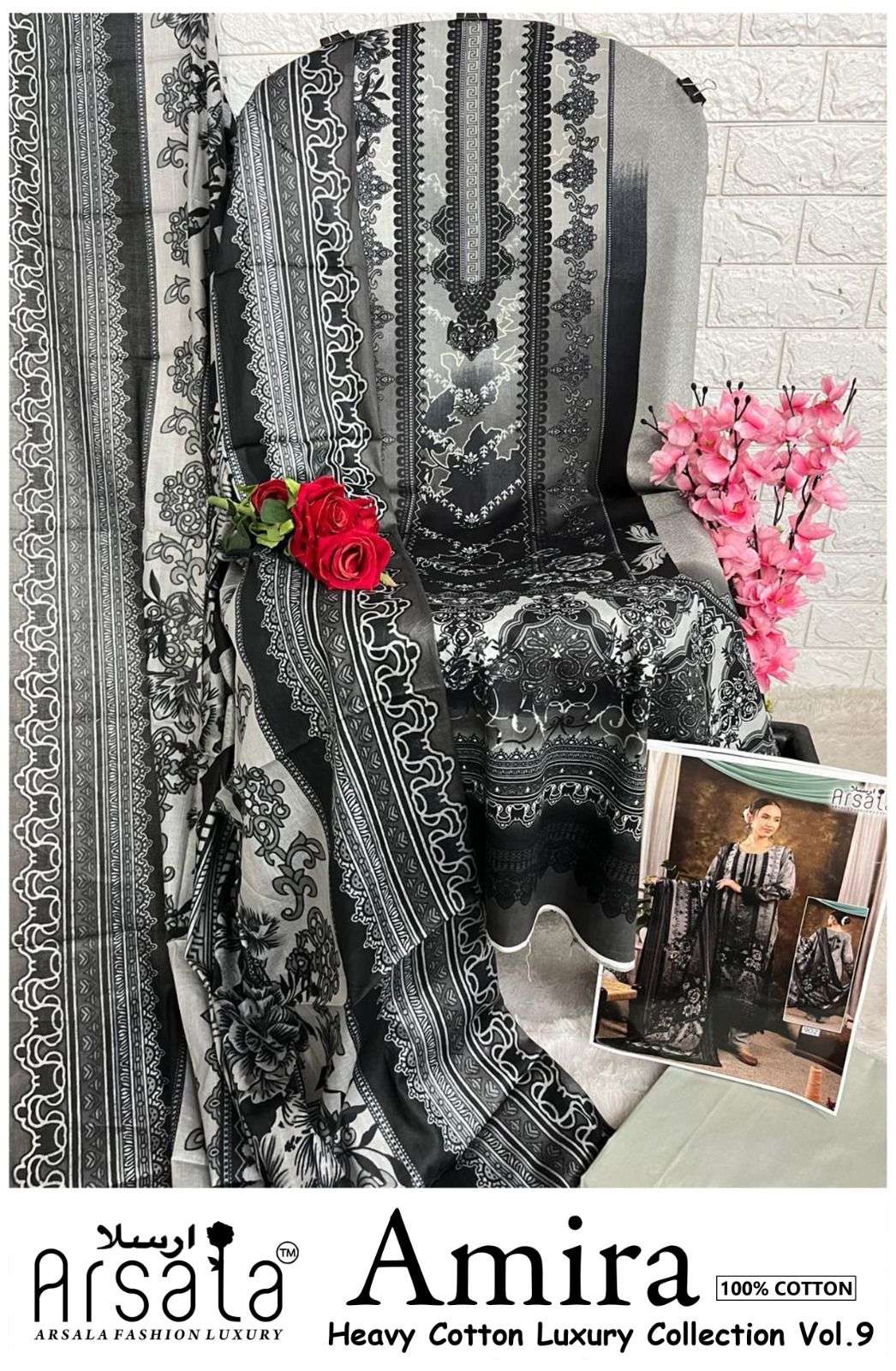 AMIRA HEAVY COTTON VOL 9 ARSALA FASHION-09