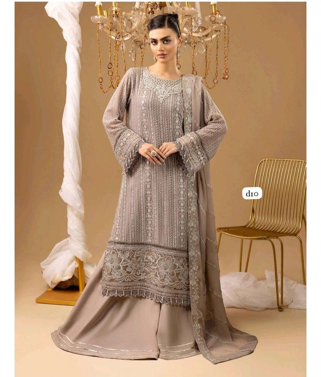 CHIFFON UNSTITCHED 3 Piece COLLECTION 2025 by ADANS-01